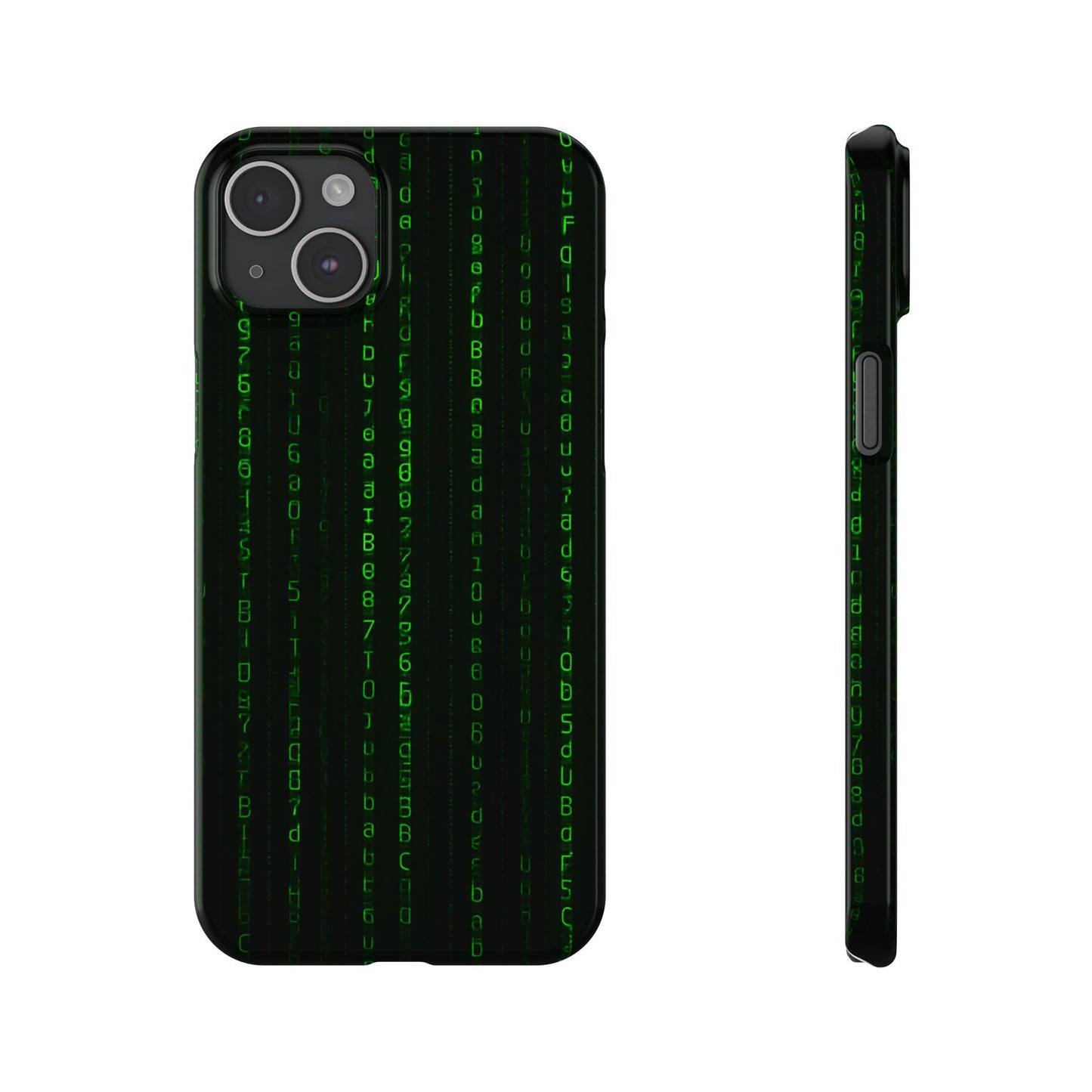 Matrix-Inspired Slim Phone Case, Eco-Friendly Phone Cover, Tech Lover Gift, Minimalist Phone Accessory, Unique Smartphone Case