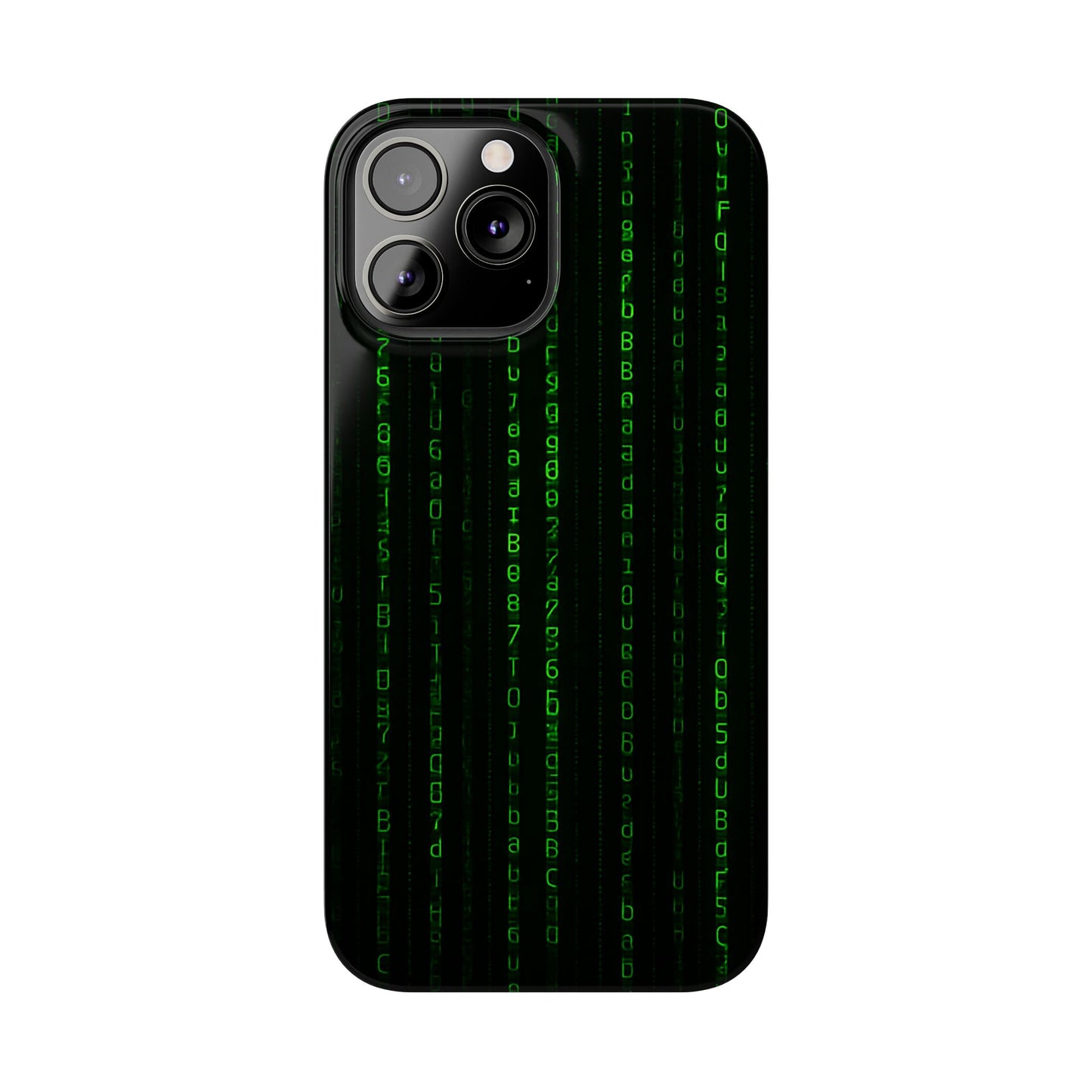 Matrix-Inspired Slim Phone Case, Eco-Friendly Phone Cover, Tech Lover Gift, Minimalist Phone Accessory, Unique Smartphone Case