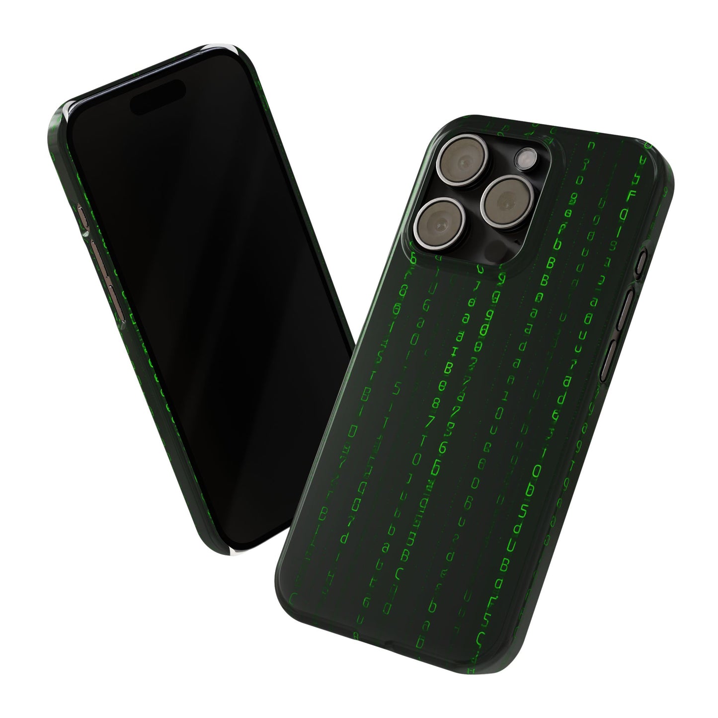 Matrix-Inspired Slim Phone Case, Eco-Friendly Phone Cover, Tech Lover Gift, Minimalist Phone Accessory, Unique Smartphone Case