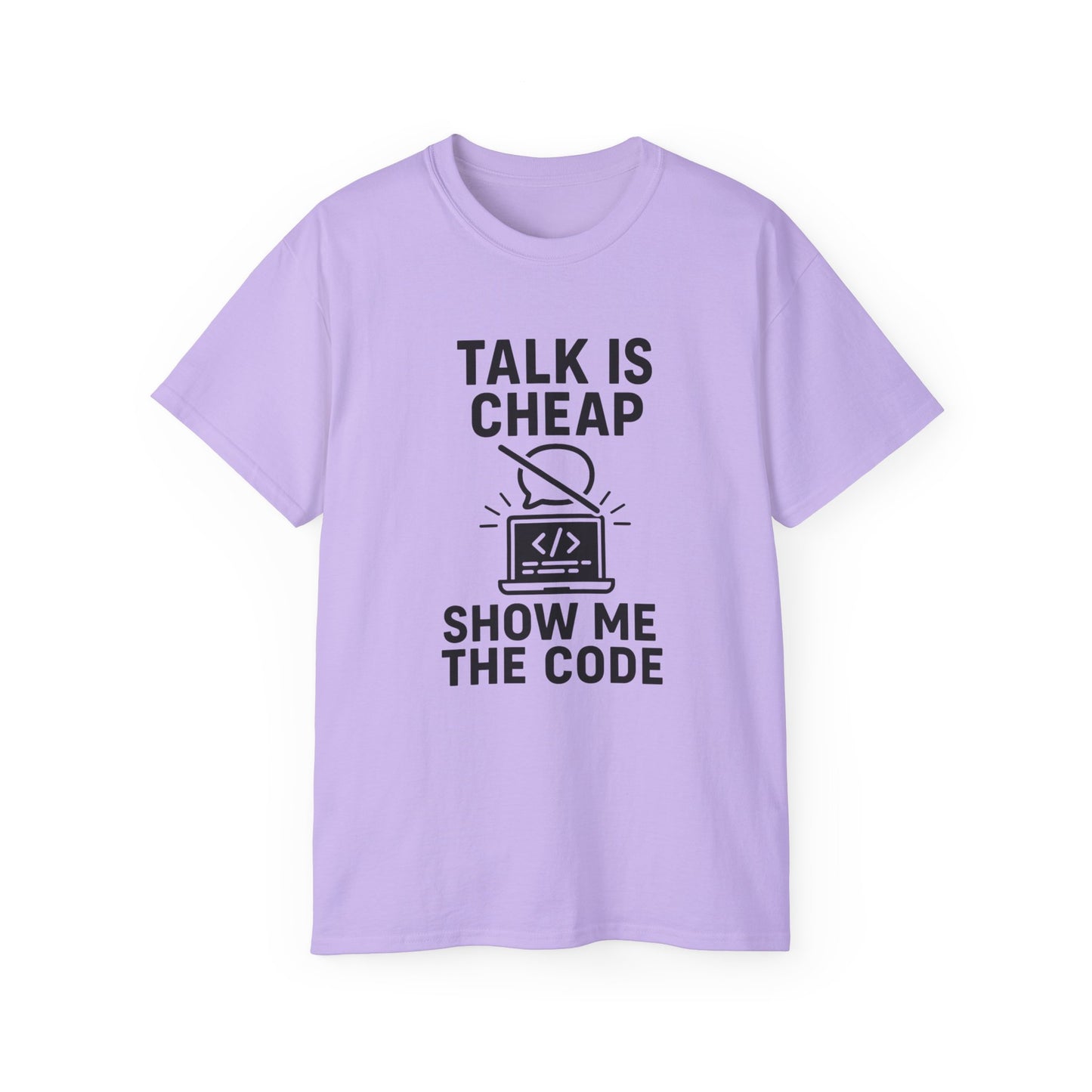 Coding Motivation Tee: Talk is Cheap, Show Me the Code, Programmer Gift, Tech T-Shirt, Geek Fashion, Software Developer Shirt