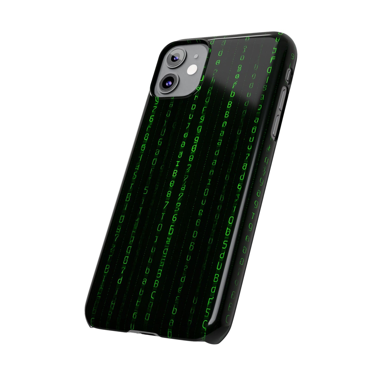 Matrix-Inspired Slim Phone Case, Eco-Friendly Phone Cover, Tech Lover Gift, Minimalist Phone Accessory, Unique Smartphone Case