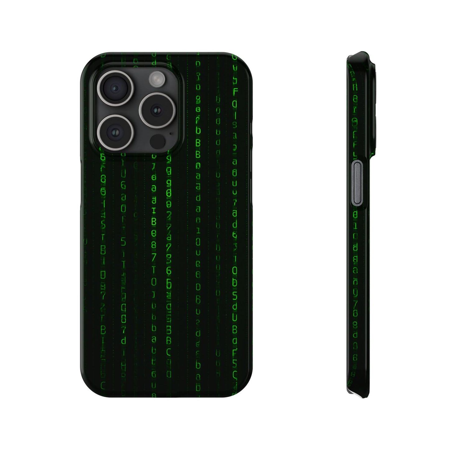 Matrix-Inspired Slim Phone Case, Eco-Friendly Phone Cover, Tech Lover Gift, Minimalist Phone Accessory, Unique Smartphone Case