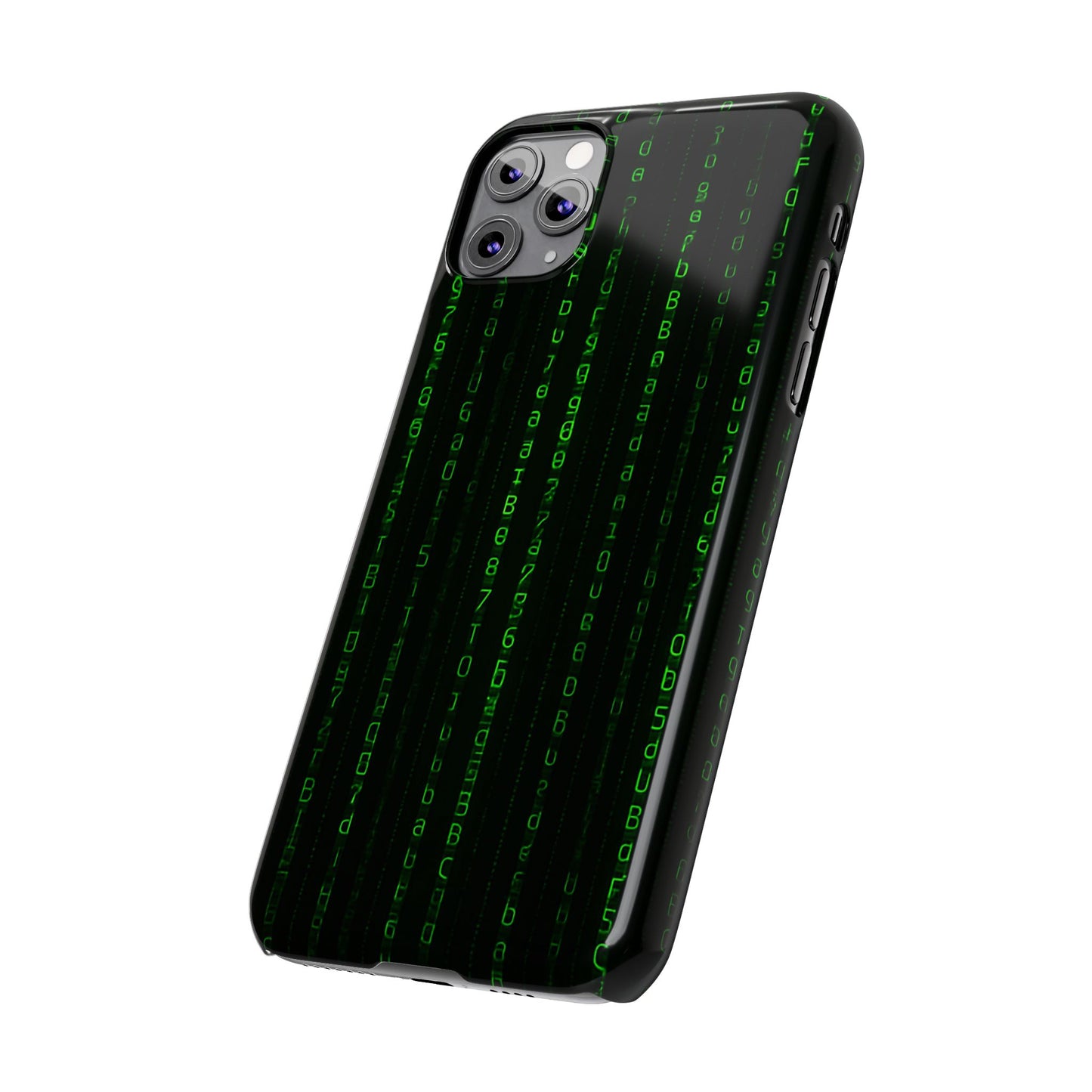 Matrix-Inspired Slim Phone Case, Eco-Friendly Phone Cover, Tech Lover Gift, Minimalist Phone Accessory, Unique Smartphone Case