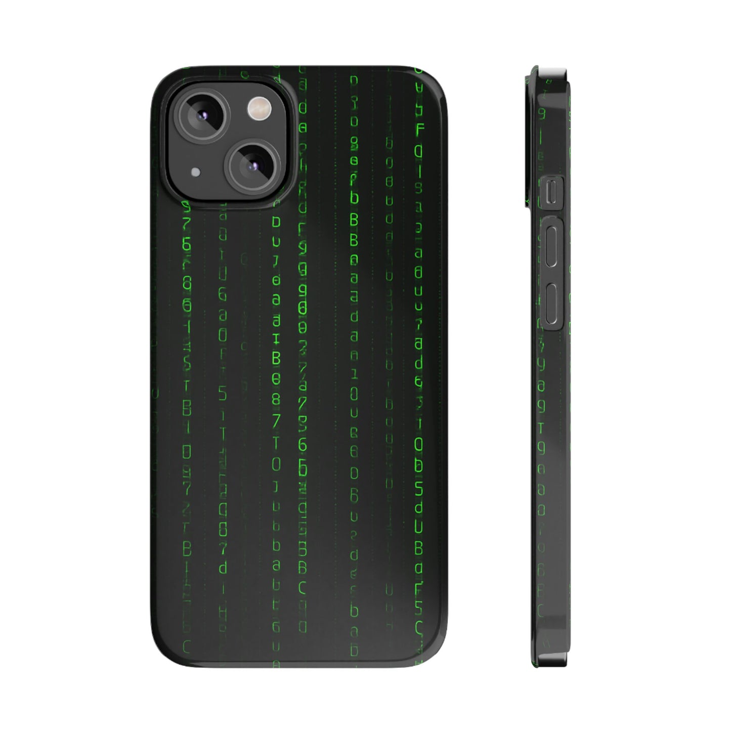 Matrix-Inspired Slim Phone Case, Eco-Friendly Phone Cover, Tech Lover Gift, Minimalist Phone Accessory, Unique Smartphone Case