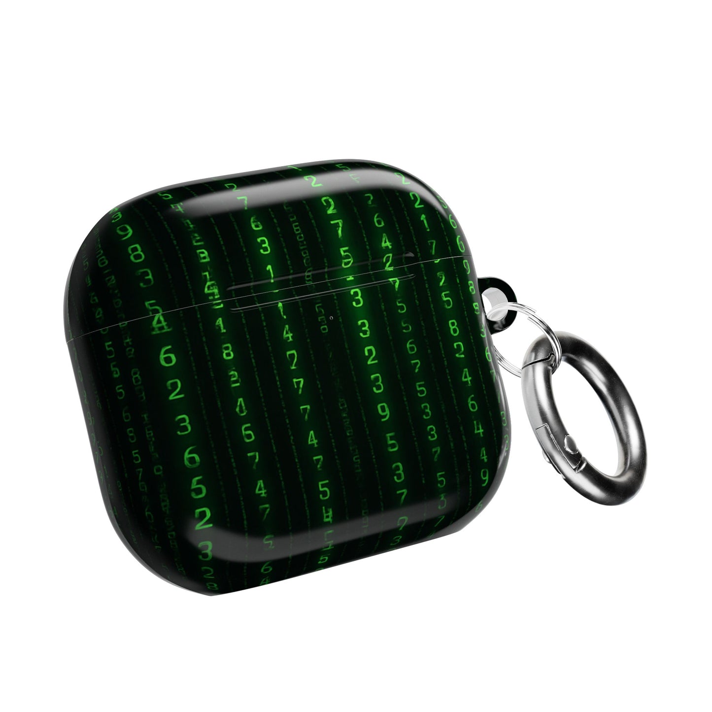 Matrix-Inspired AirPod Case, Green Code AirPods Cover, Geeky Tech Accessory, Unique Gift for Gamers, Protect & Personalize