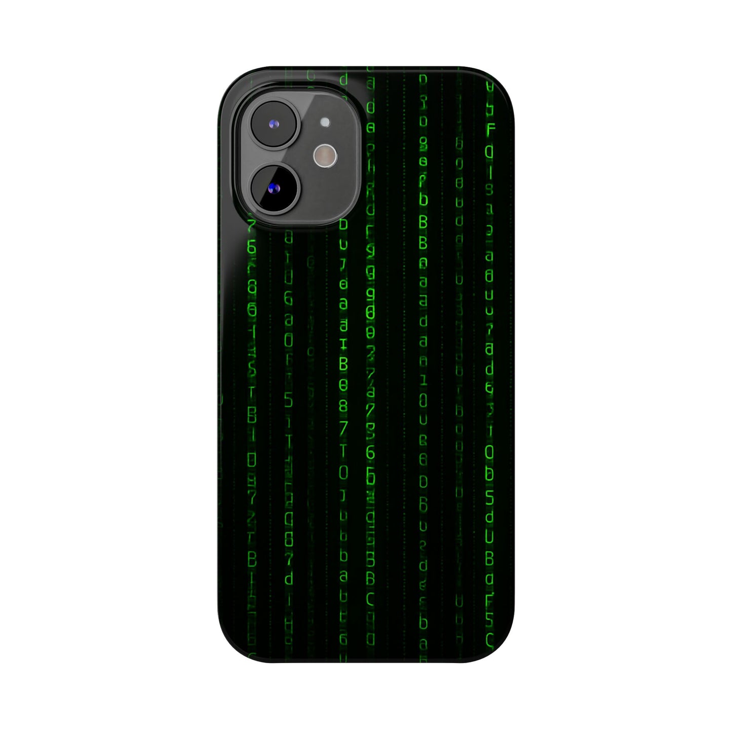 Matrix-Inspired Slim Phone Case, Eco-Friendly Phone Cover, Tech Lover Gift, Minimalist Phone Accessory, Unique Smartphone Case