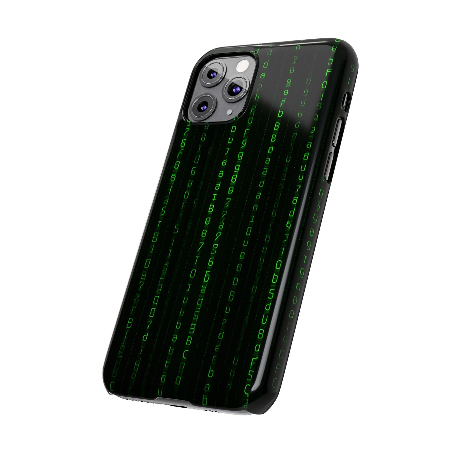 Matrix-Inspired Slim Phone Case, Eco-Friendly Phone Cover, Tech Lover Gift, Minimalist Phone Accessory, Unique Smartphone Case