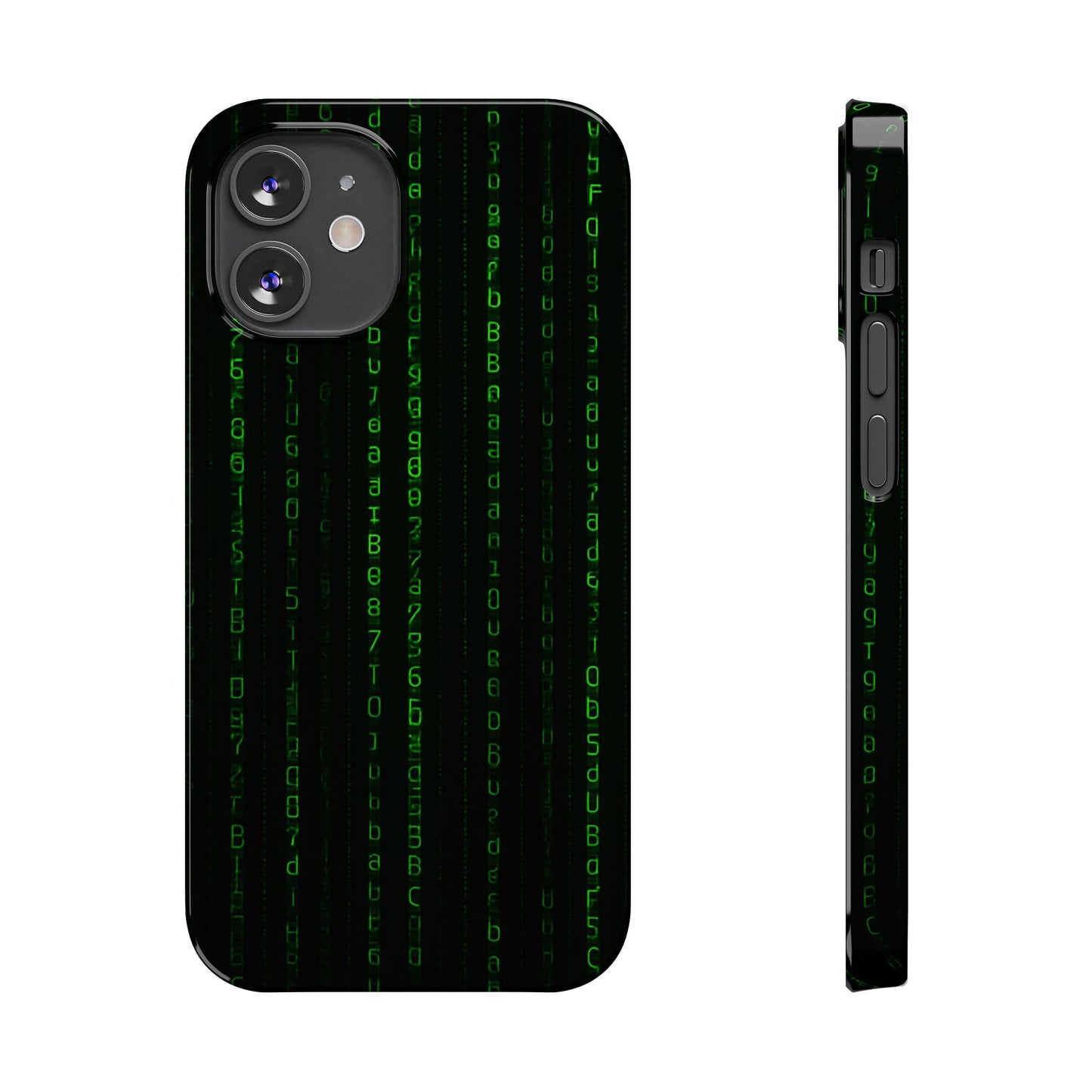 Matrix-Inspired Slim Phone Case, Eco-Friendly Phone Cover, Tech Lover Gift, Minimalist Phone Accessory, Unique Smartphone Case