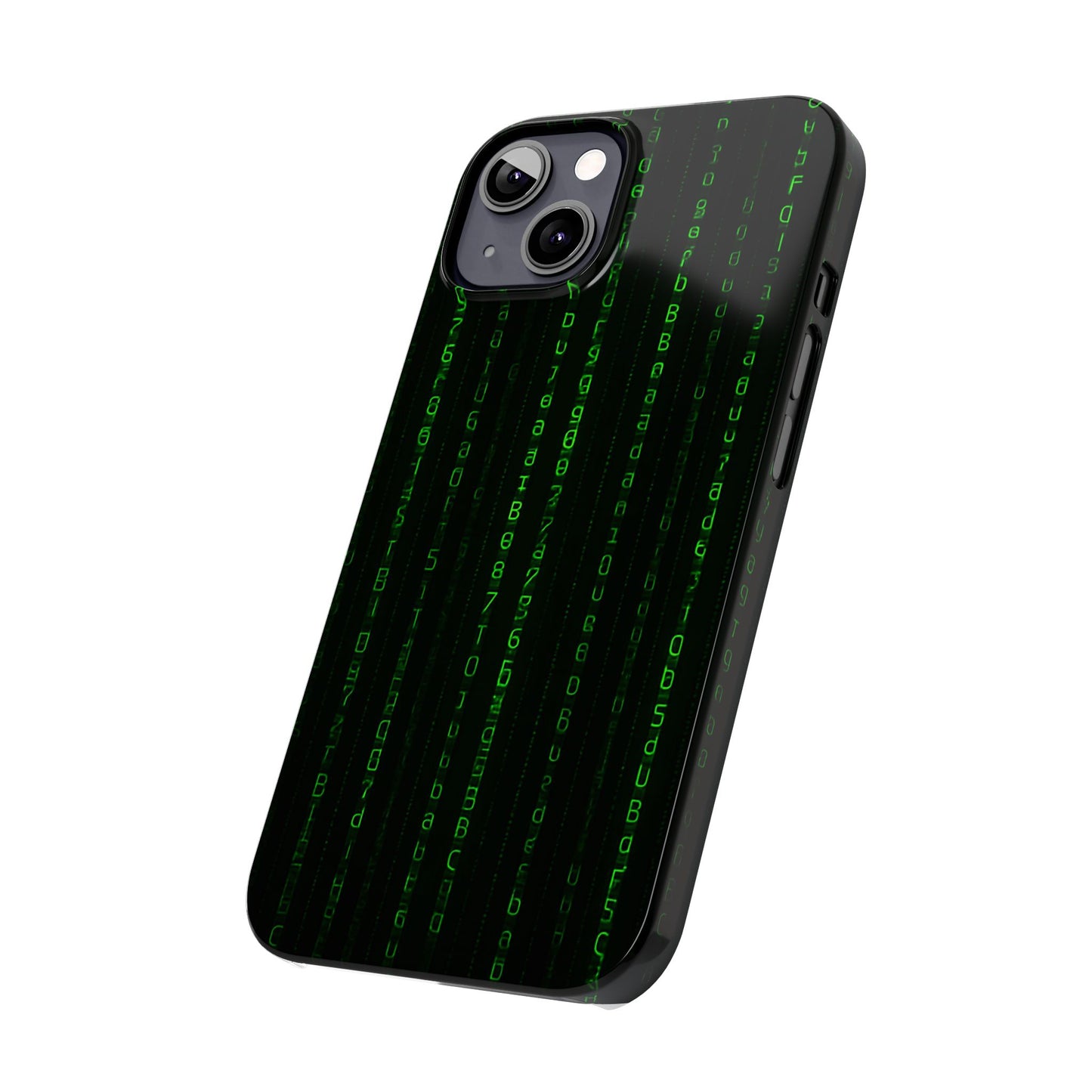 Matrix-Inspired Slim Phone Case, Eco-Friendly Phone Cover, Tech Lover Gift, Minimalist Phone Accessory, Unique Smartphone Case