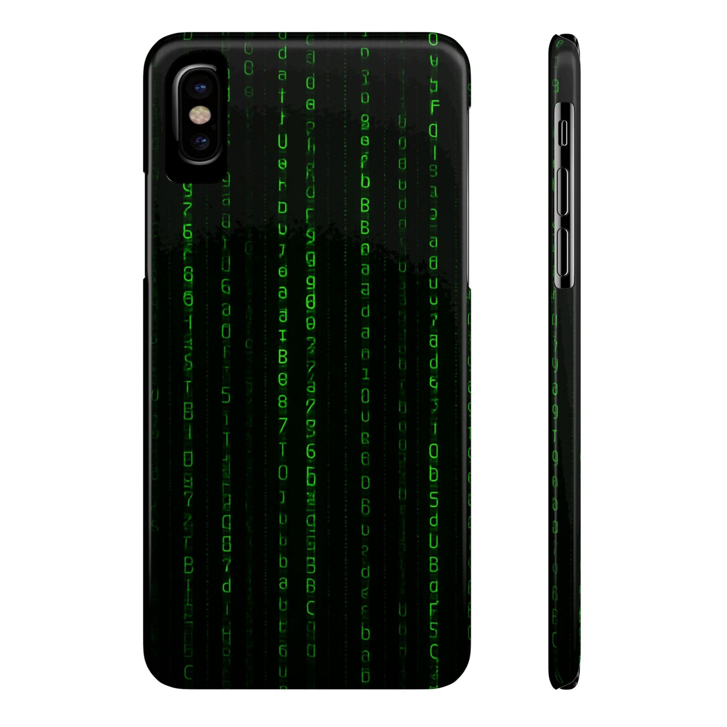 Matrix-Inspired Slim Phone Case, Eco-Friendly Phone Cover, Tech Lover Gift, Minimalist Phone Accessory, Unique Smartphone Case