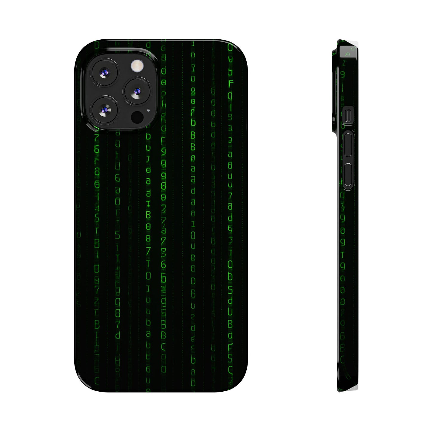 Matrix-Inspired Slim Phone Case, Eco-Friendly Phone Cover, Tech Lover Gift, Minimalist Phone Accessory, Unique Smartphone Case