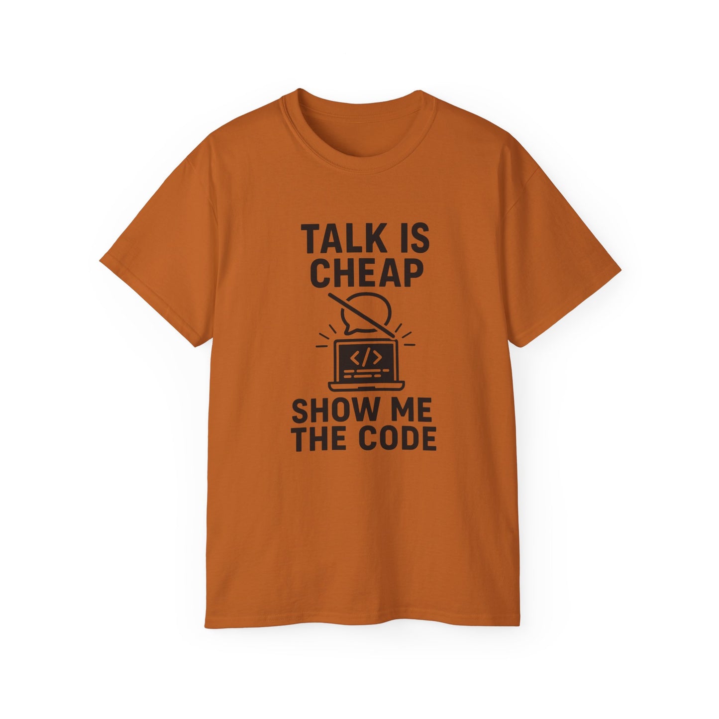 Coding Motivation Tee: Talk is Cheap, Show Me the Code, Programmer Gift, Tech T-Shirt, Geek Fashion, Software Developer Shirt