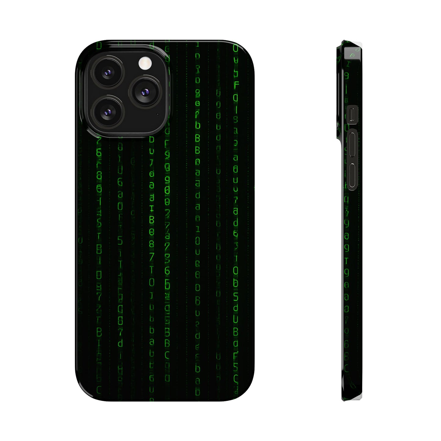 Matrix-Inspired Slim Phone Case, Eco-Friendly Phone Cover, Tech Lover Gift, Minimalist Phone Accessory, Unique Smartphone Case