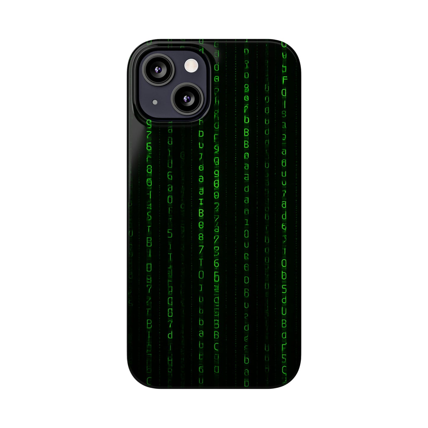 Matrix-Inspired Slim Phone Case, Eco-Friendly Phone Cover, Tech Lover Gift, Minimalist Phone Accessory, Unique Smartphone Case