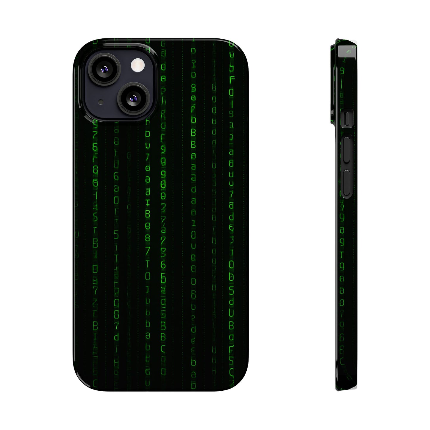 Matrix-Inspired Slim Phone Case, Eco-Friendly Phone Cover, Tech Lover Gift, Minimalist Phone Accessory, Unique Smartphone Case