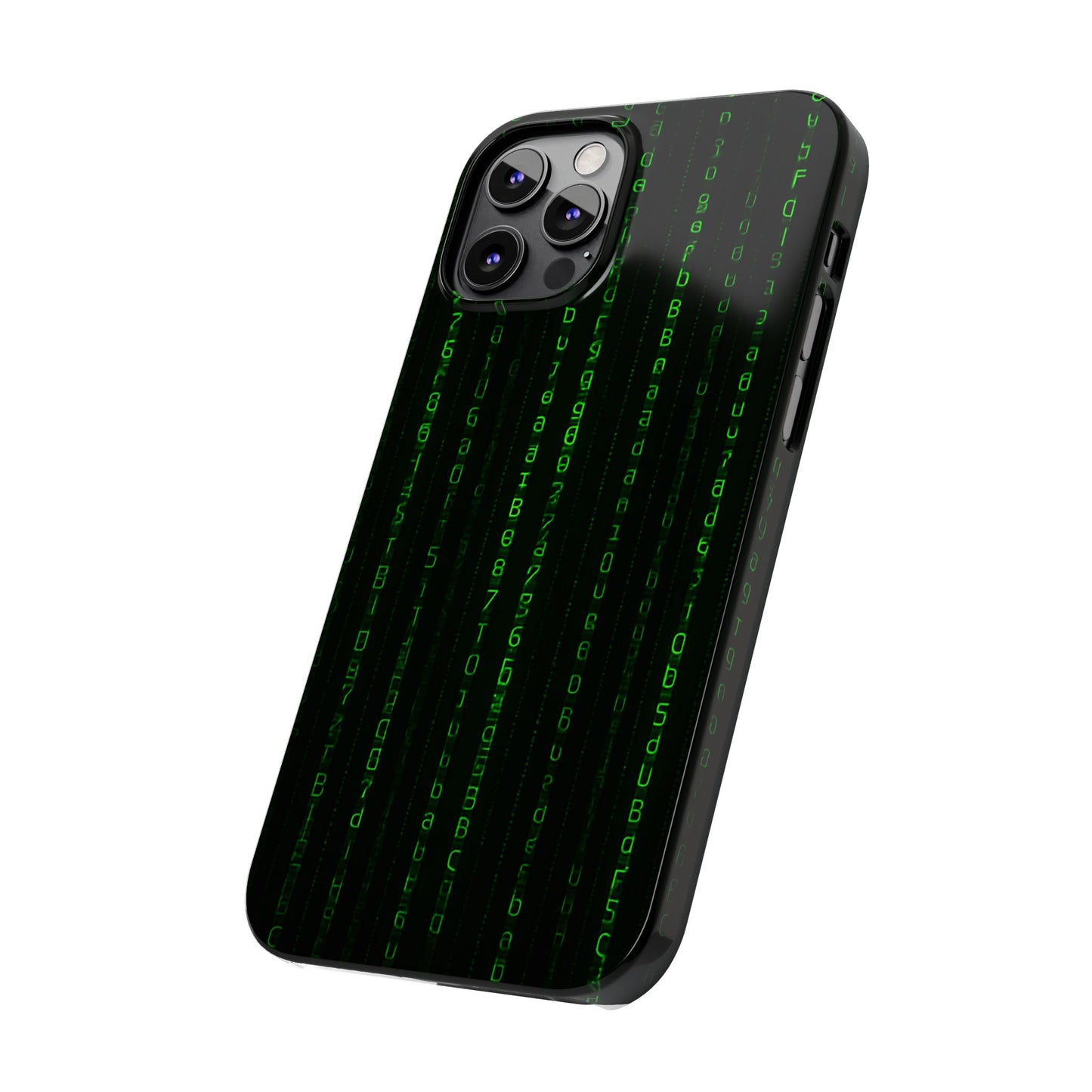 Matrix-Inspired Slim Phone Case, Eco-Friendly Phone Cover, Tech Lover Gift, Minimalist Phone Accessory, Unique Smartphone Case
