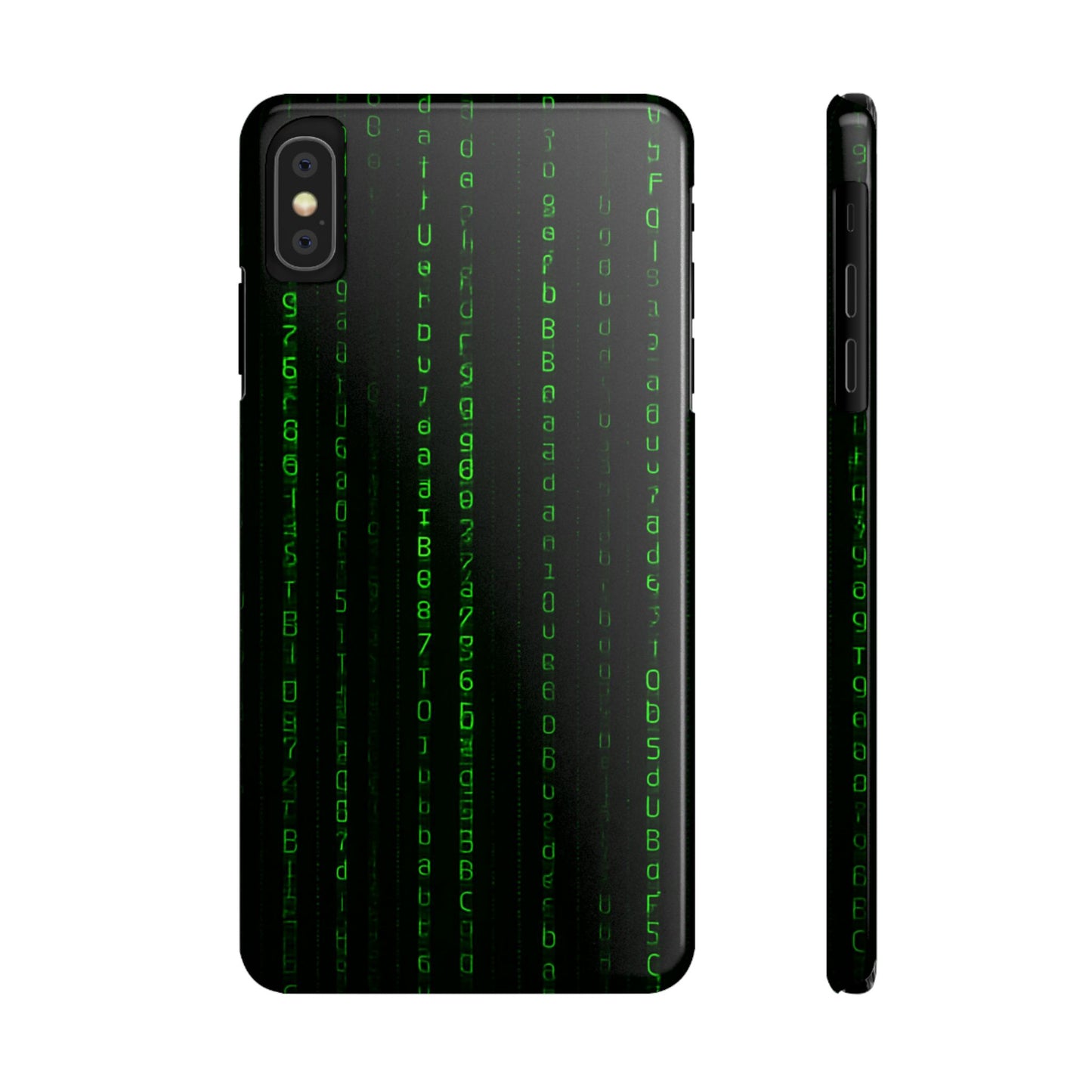 Matrix-Inspired Slim Phone Case, Eco-Friendly Phone Cover, Tech Lover Gift, Minimalist Phone Accessory, Unique Smartphone Case