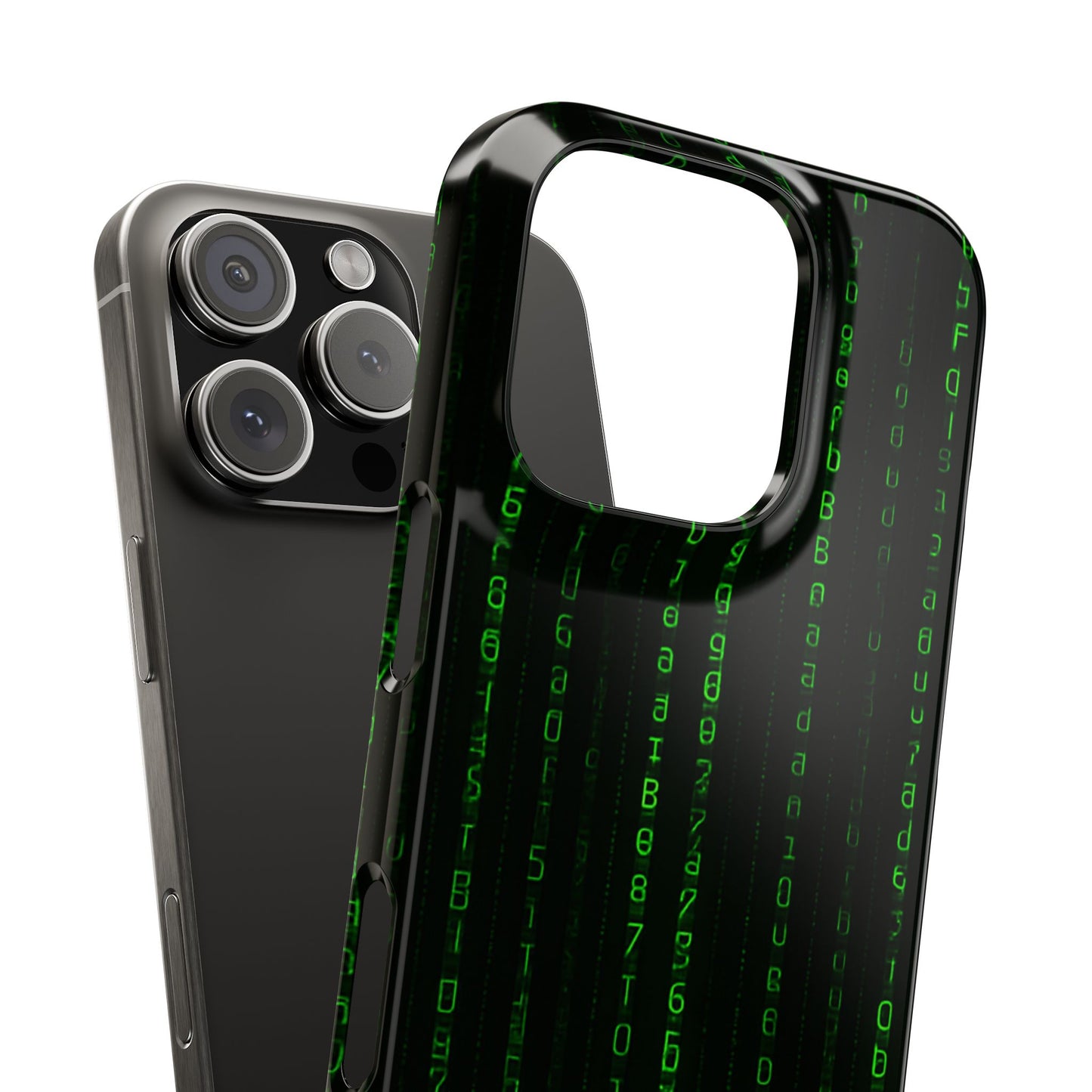 Matrix-Inspired Slim Phone Case, Eco-Friendly Phone Cover, Tech Lover Gift, Minimalist Phone Accessory, Unique Smartphone Case