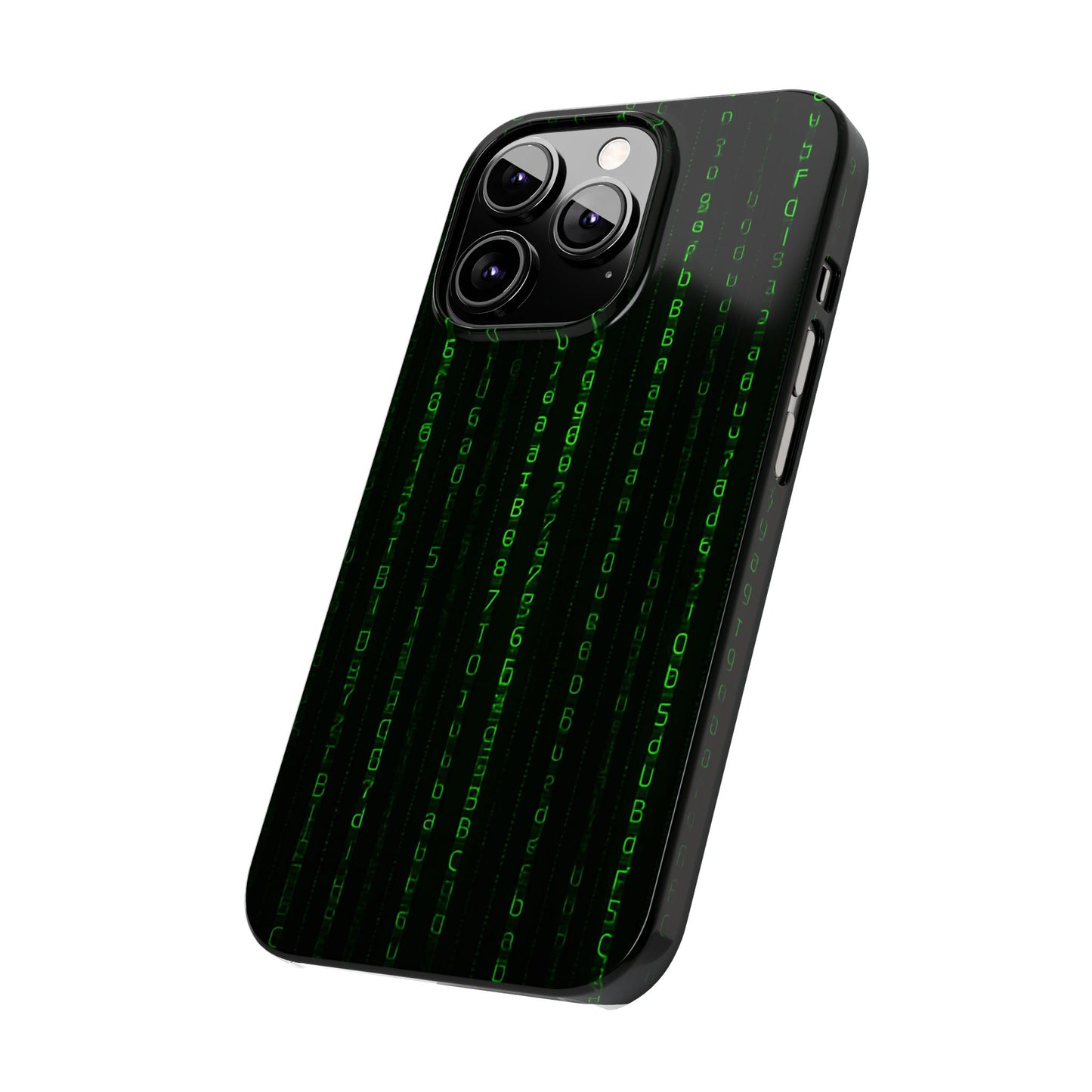 Matrix-Inspired Slim Phone Case, Eco-Friendly Phone Cover, Tech Lover Gift, Minimalist Phone Accessory, Unique Smartphone Case