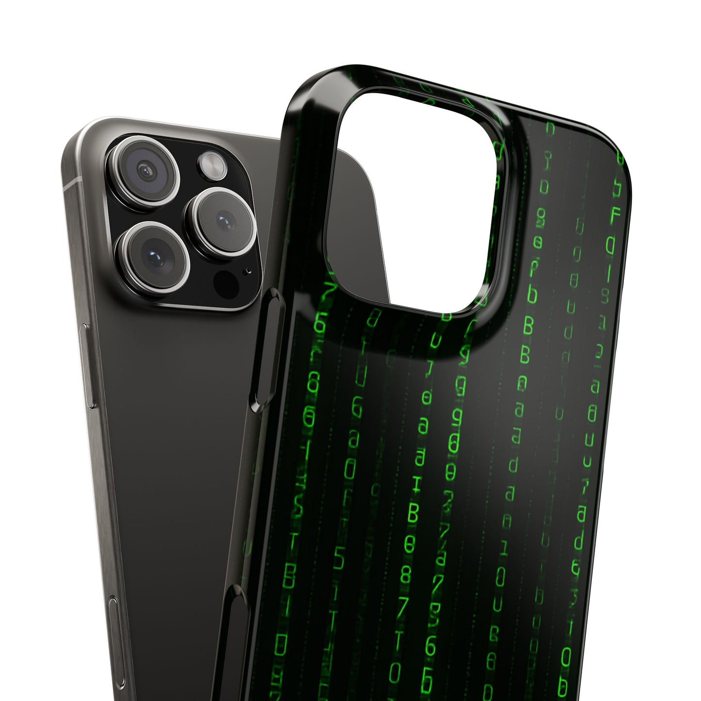 Matrix-Inspired Slim Phone Case, Eco-Friendly Phone Cover, Tech Lover Gift, Minimalist Phone Accessory, Unique Smartphone Case