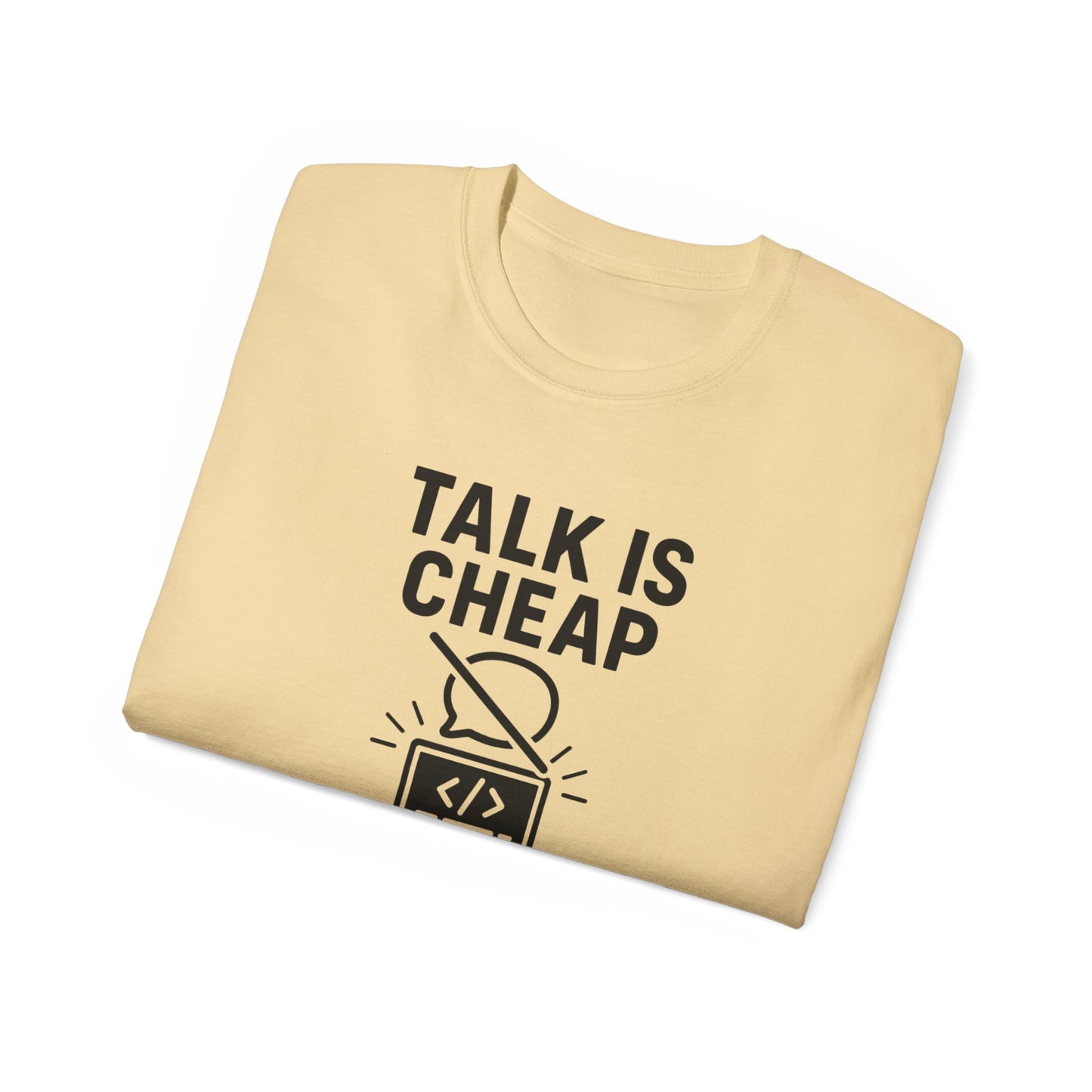 Coding Motivation Tee: Talk is Cheap, Show Me the Code, Programmer Gift, Tech T-Shirt, Geek Fashion, Software Developer Shirt