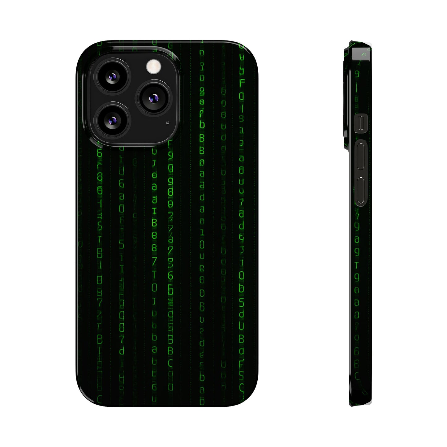 Matrix-Inspired Slim Phone Case, Eco-Friendly Phone Cover, Tech Lover Gift, Minimalist Phone Accessory, Unique Smartphone Case