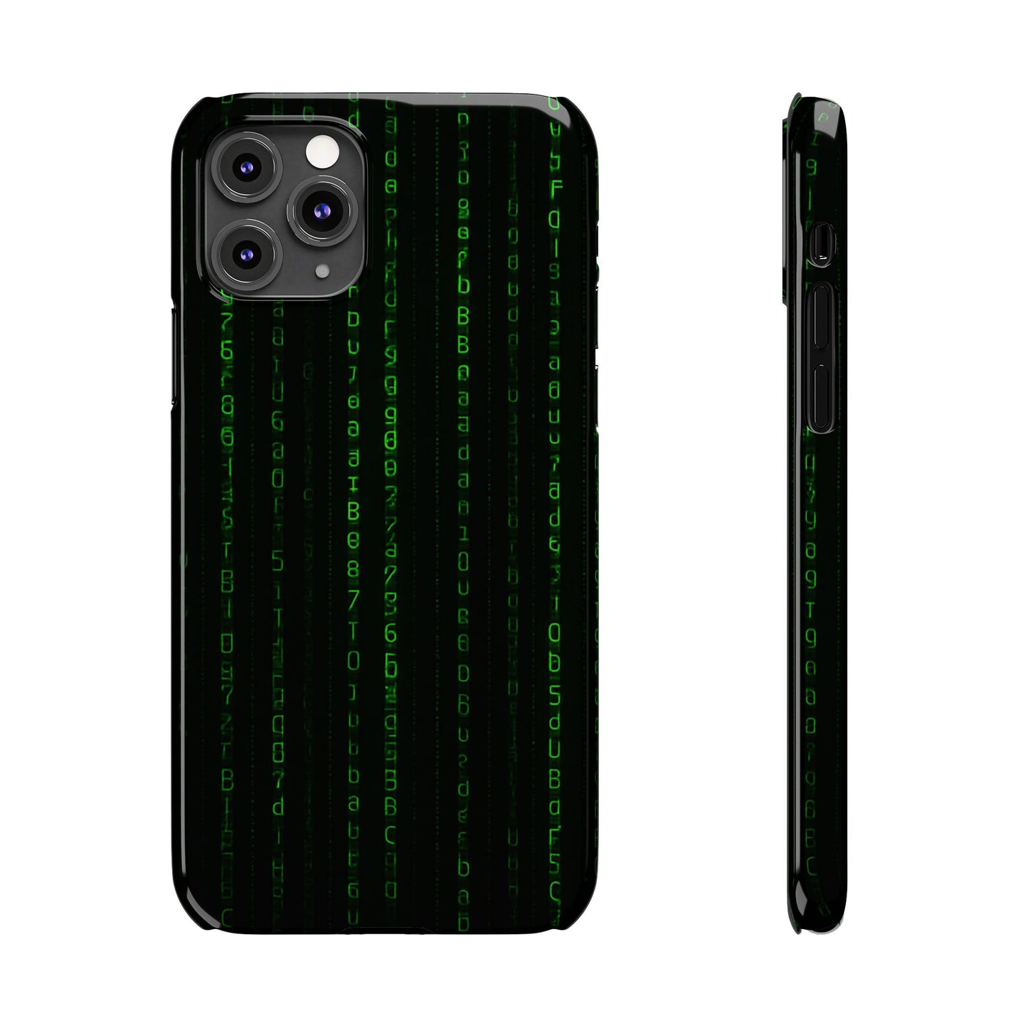 Matrix-Inspired Slim Phone Case, Eco-Friendly Phone Cover, Tech Lover Gift, Minimalist Phone Accessory, Unique Smartphone Case