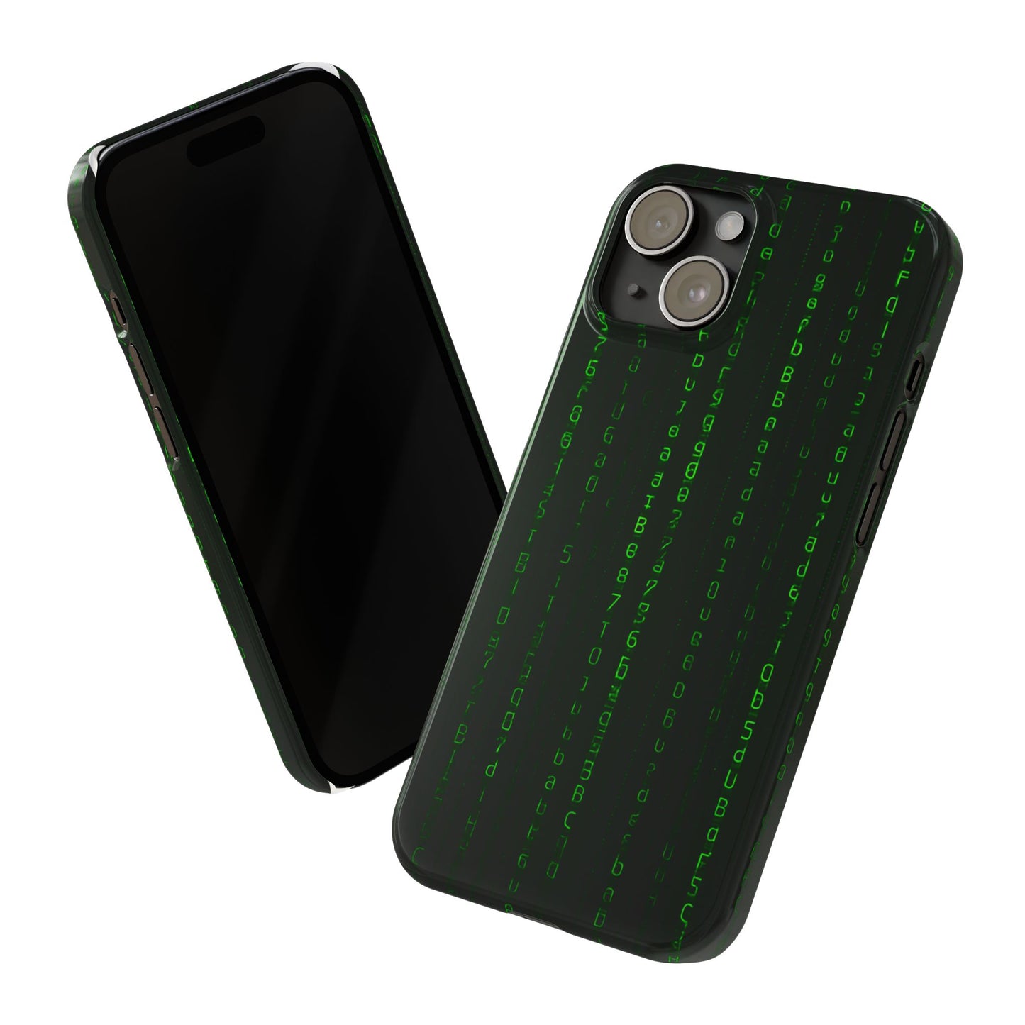 Matrix-Inspired Slim Phone Case, Eco-Friendly Phone Cover, Tech Lover Gift, Minimalist Phone Accessory, Unique Smartphone Case