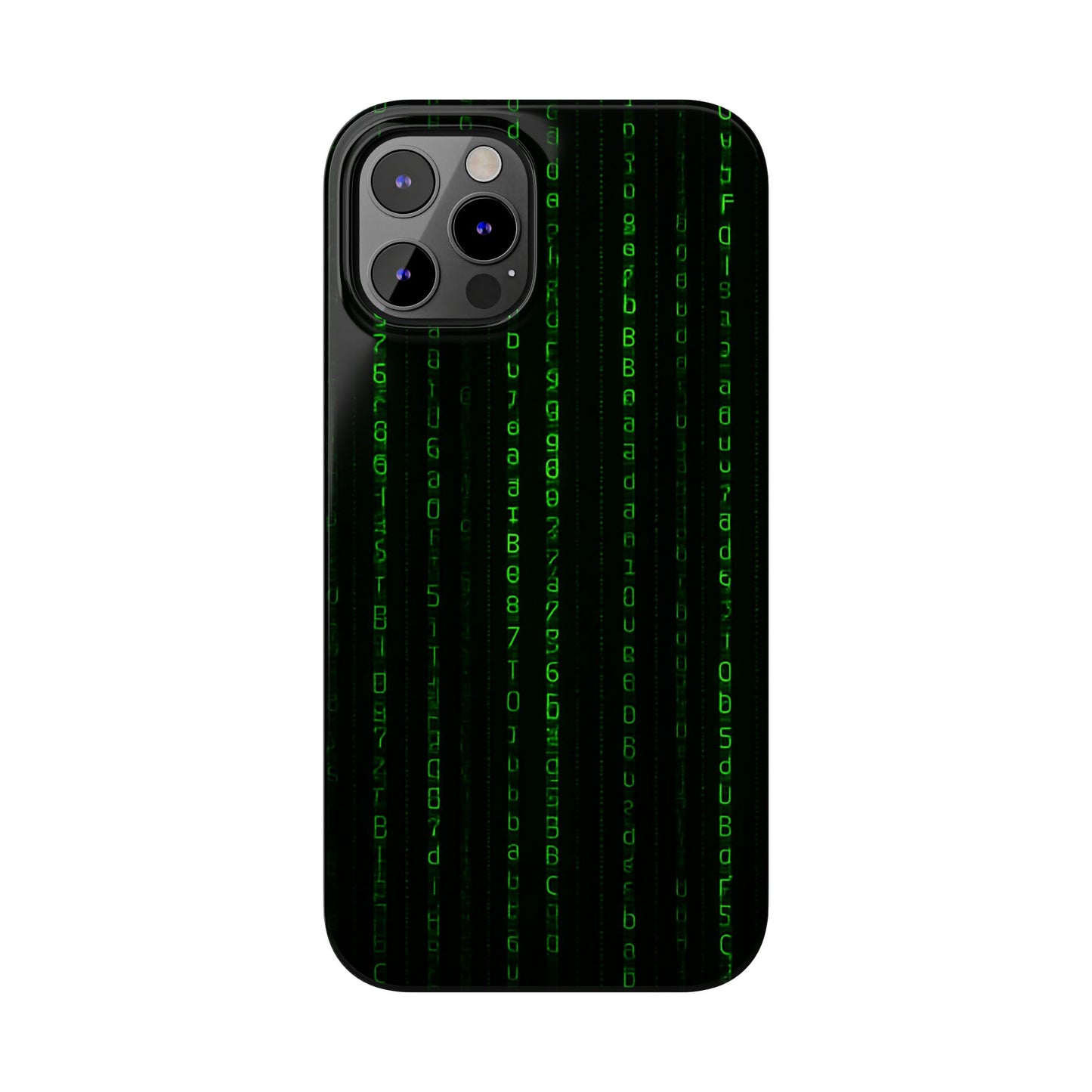 Matrix-Inspired Slim Phone Case, Eco-Friendly Phone Cover, Tech Lover Gift, Minimalist Phone Accessory, Unique Smartphone Case