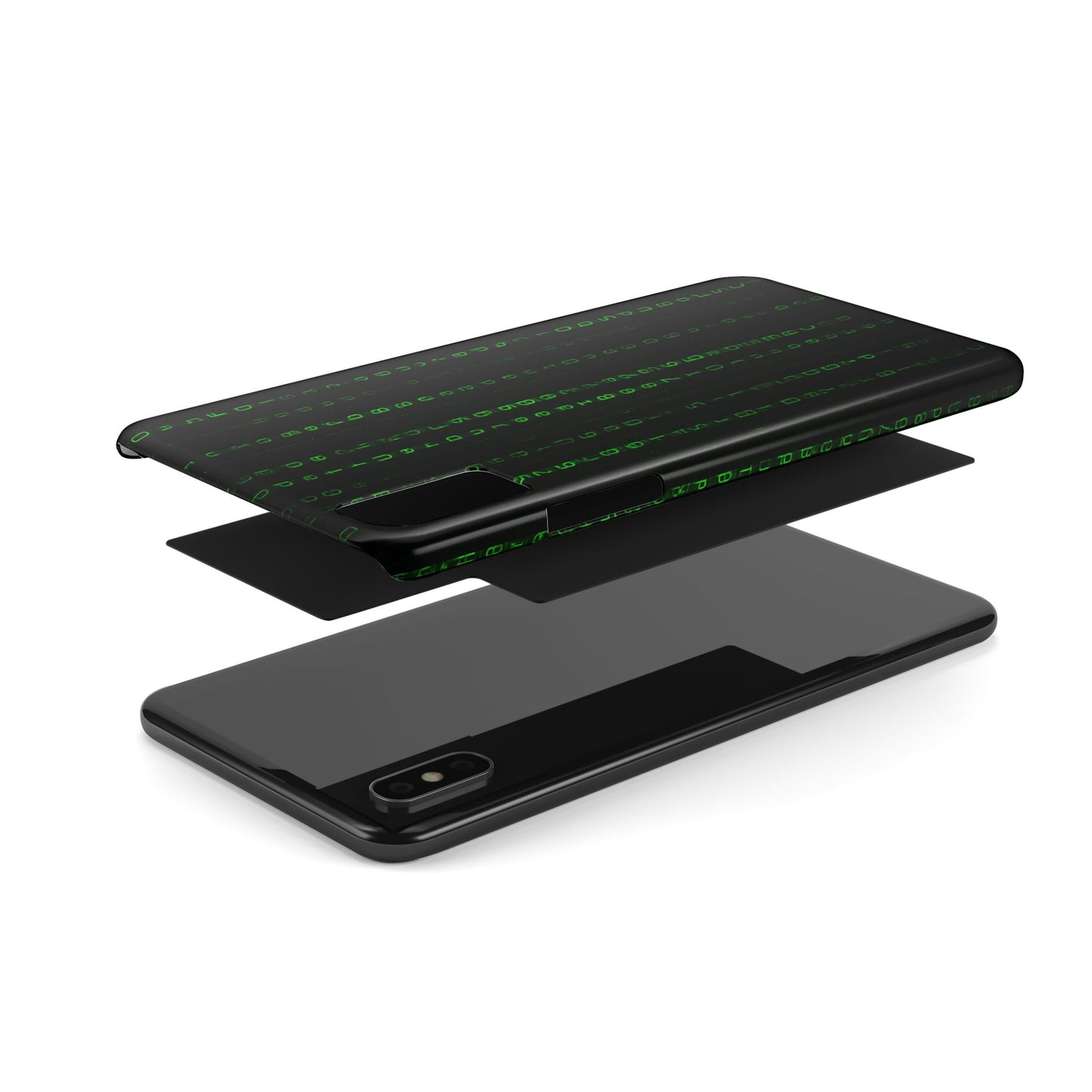 Matrix-Inspired Slim Phone Case, Eco-Friendly Phone Cover, Tech Lover Gift, Minimalist Phone Accessory, Unique Smartphone Case