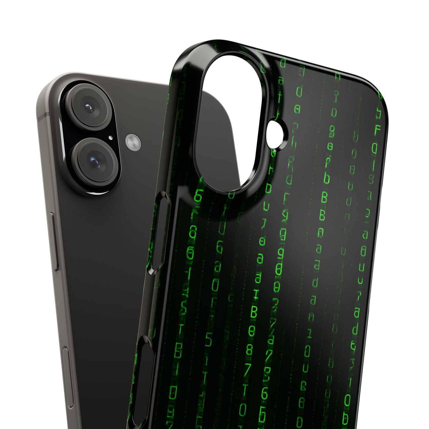 Matrix-Inspired Slim Phone Case, Eco-Friendly Phone Cover, Tech Lover Gift, Minimalist Phone Accessory, Unique Smartphone Case