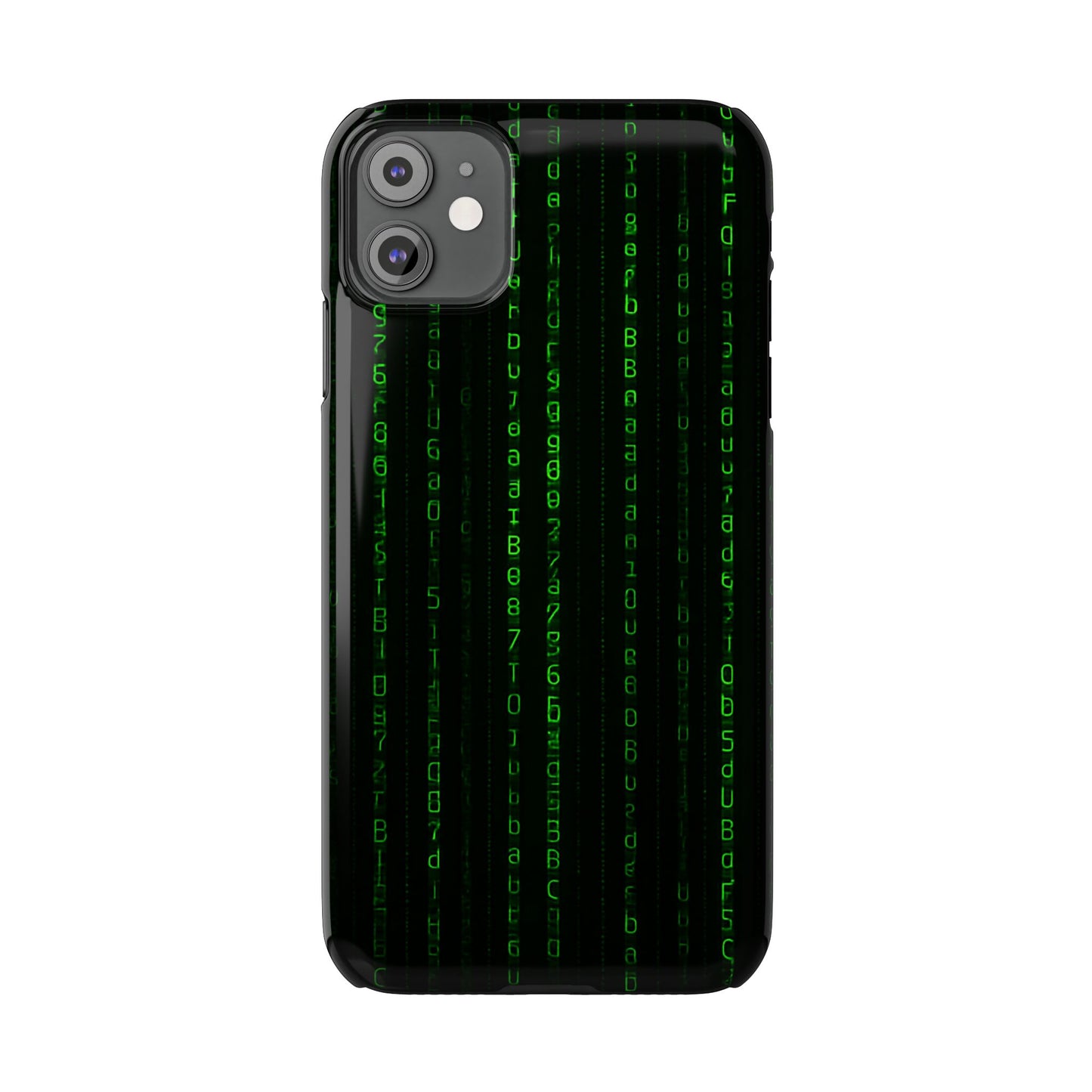 Matrix-Inspired Slim Phone Case, Eco-Friendly Phone Cover, Tech Lover Gift, Minimalist Phone Accessory, Unique Smartphone Case