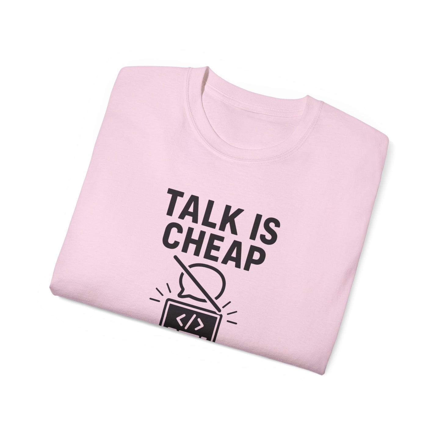 Coding Motivation Tee: Talk is Cheap, Show Me the Code, Programmer Gift, Tech T-Shirt, Geek Fashion, Software Developer Shirt