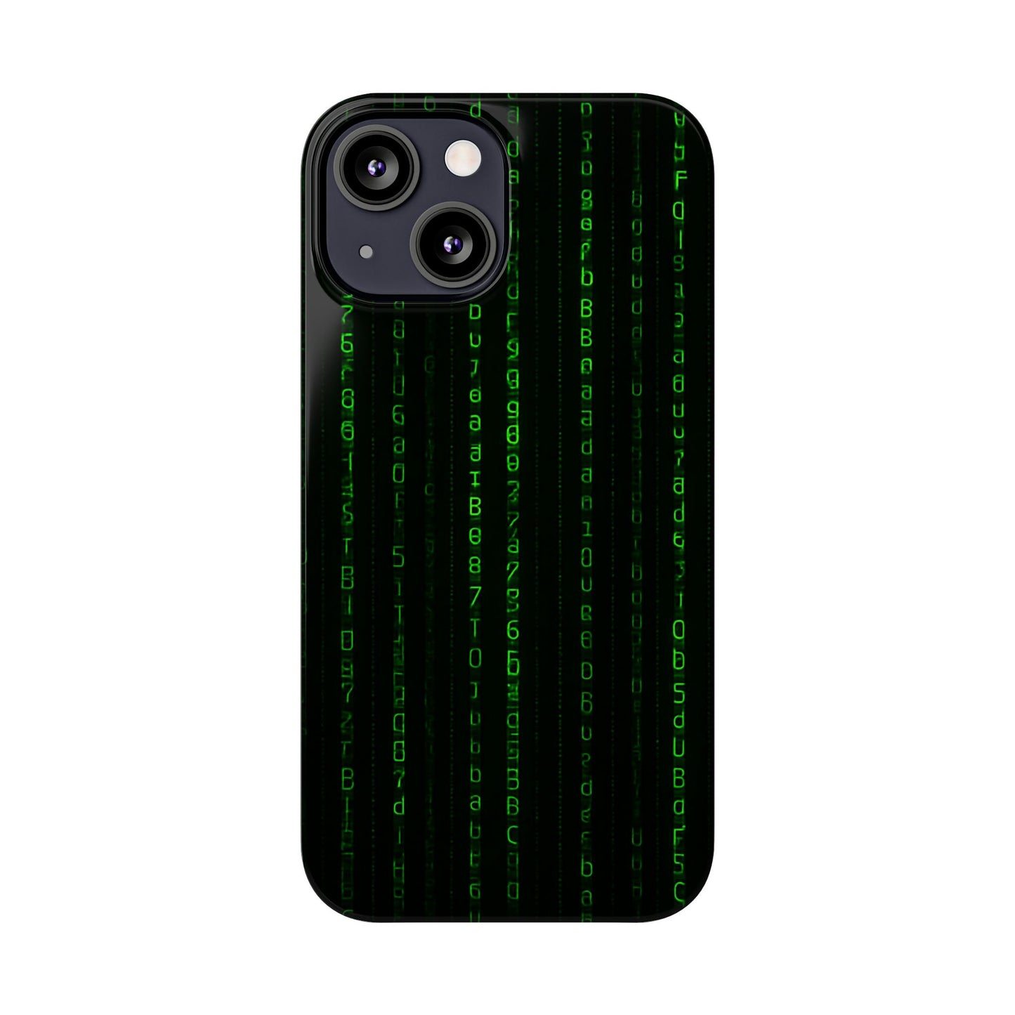 Matrix-Inspired Slim Phone Case, Eco-Friendly Phone Cover, Tech Lover Gift, Minimalist Phone Accessory, Unique Smartphone Case