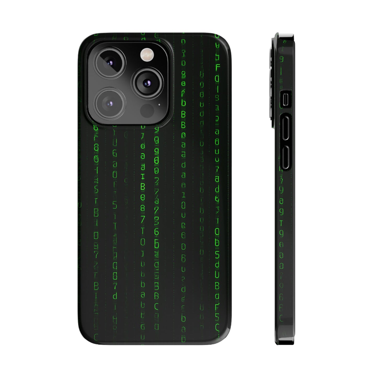 Matrix-Inspired Slim Phone Case, Eco-Friendly Phone Cover, Tech Lover Gift, Minimalist Phone Accessory, Unique Smartphone Case