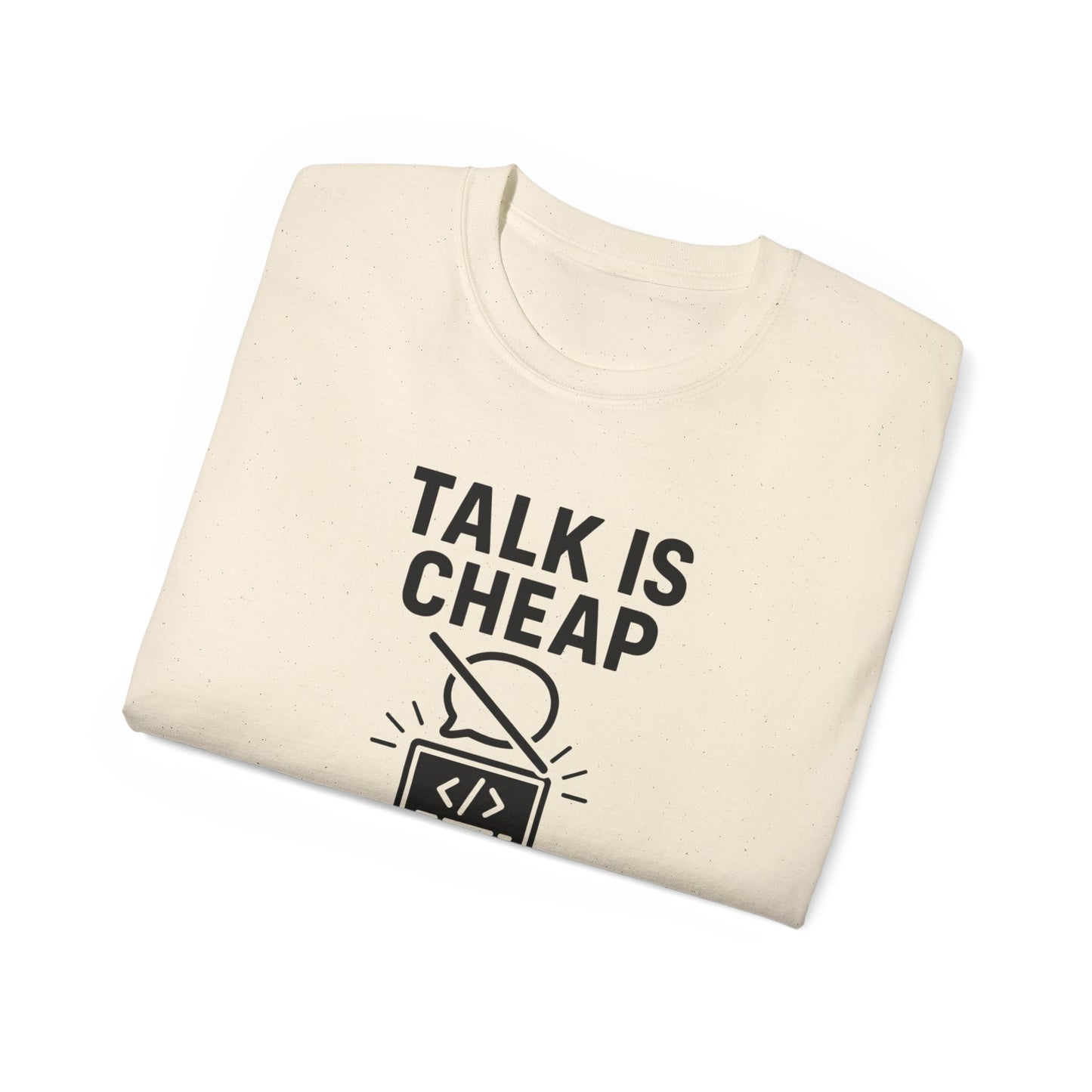 Coding Motivation Tee: Talk is Cheap, Show Me the Code, Programmer Gift, Tech T-Shirt, Geek Fashion, Software Developer Shirt