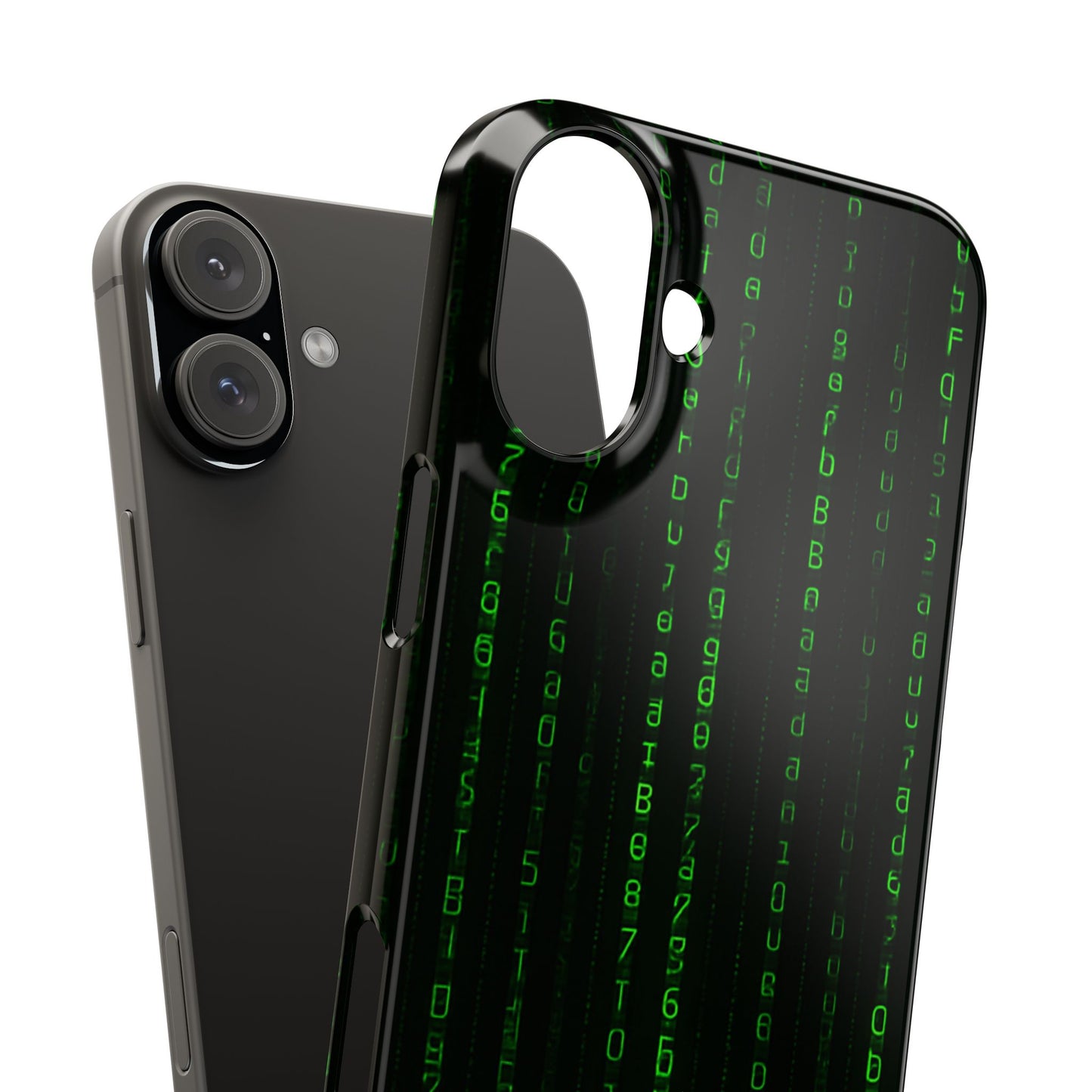 Matrix-Inspired Slim Phone Case, Eco-Friendly Phone Cover, Tech Lover Gift, Minimalist Phone Accessory, Unique Smartphone Case