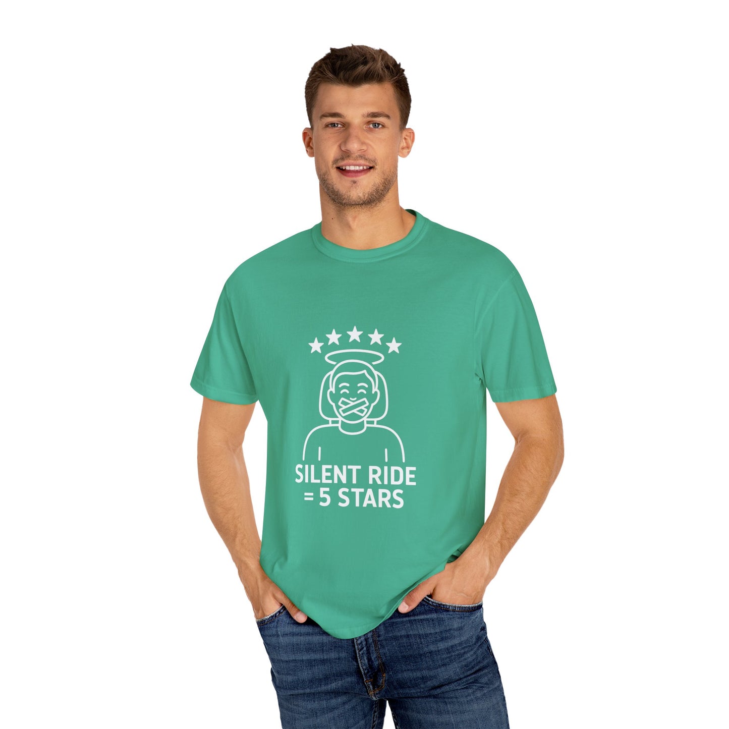 Garment-Dyed T-shirt - Casual Style, Soft Fabric, Unisex Design, Perfect for Everyday Wear, Great Gift for Friends