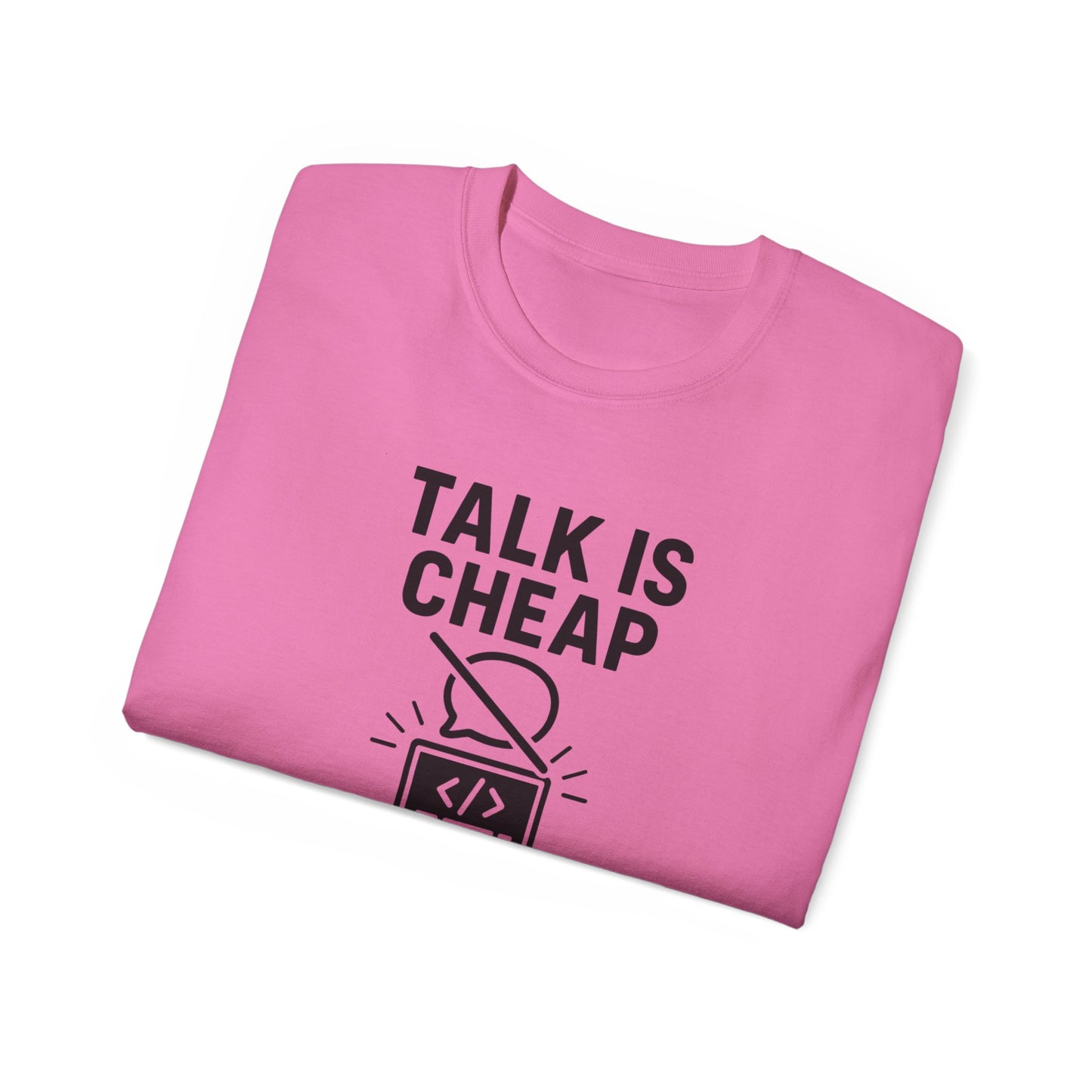 Coding Motivation Tee: Talk is Cheap, Show Me the Code, Programmer Gift, Tech T-Shirt, Geek Fashion, Software Developer Shirt