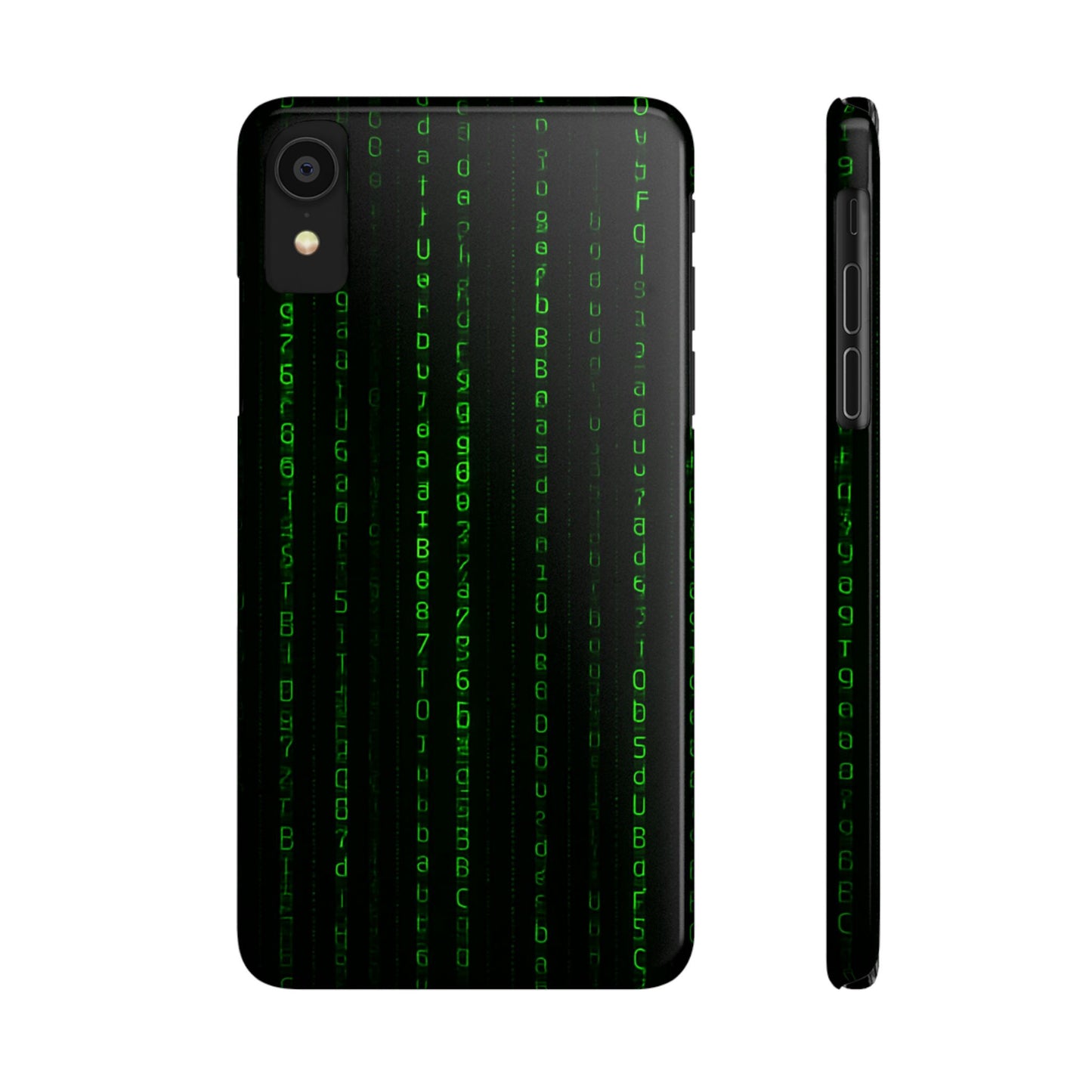 Matrix-Inspired Slim Phone Case, Eco-Friendly Phone Cover, Tech Lover Gift, Minimalist Phone Accessory, Unique Smartphone Case