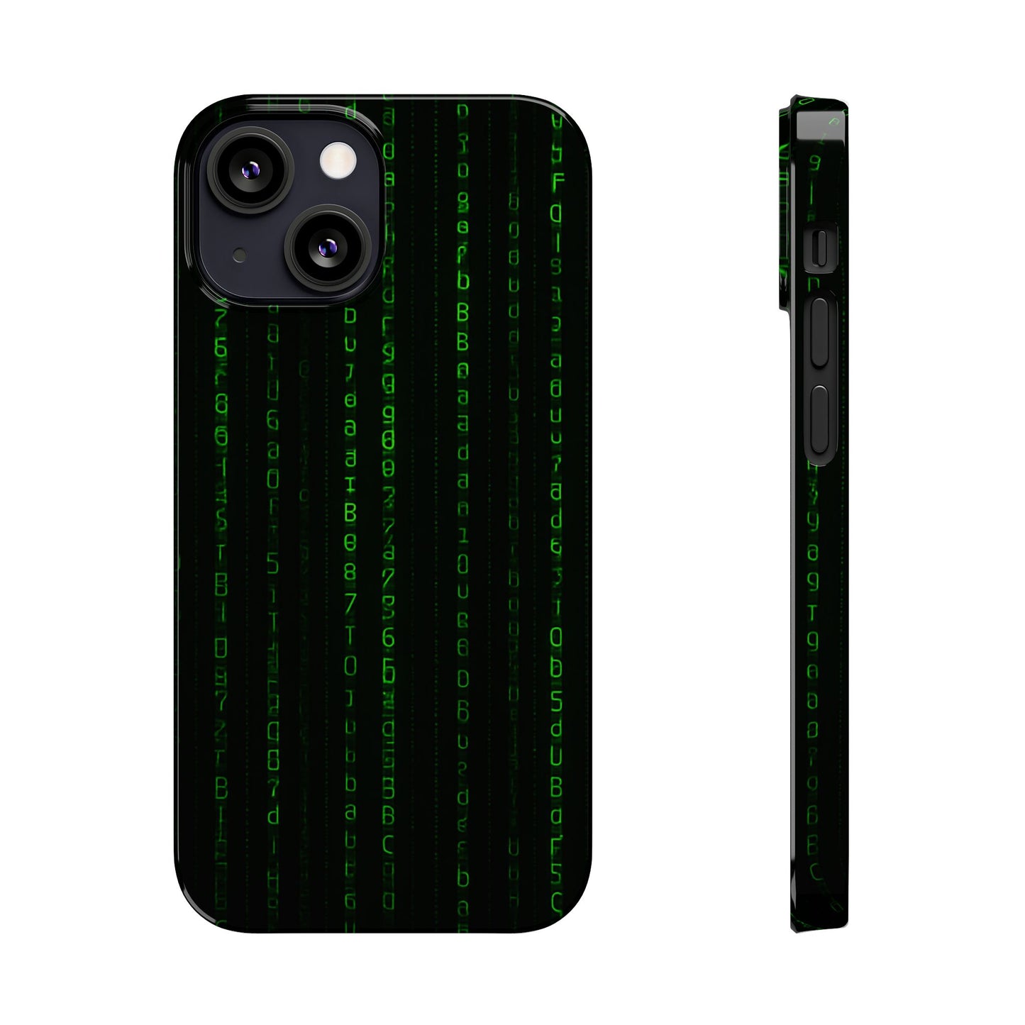 Matrix-Inspired Slim Phone Case, Eco-Friendly Phone Cover, Tech Lover Gift, Minimalist Phone Accessory, Unique Smartphone Case