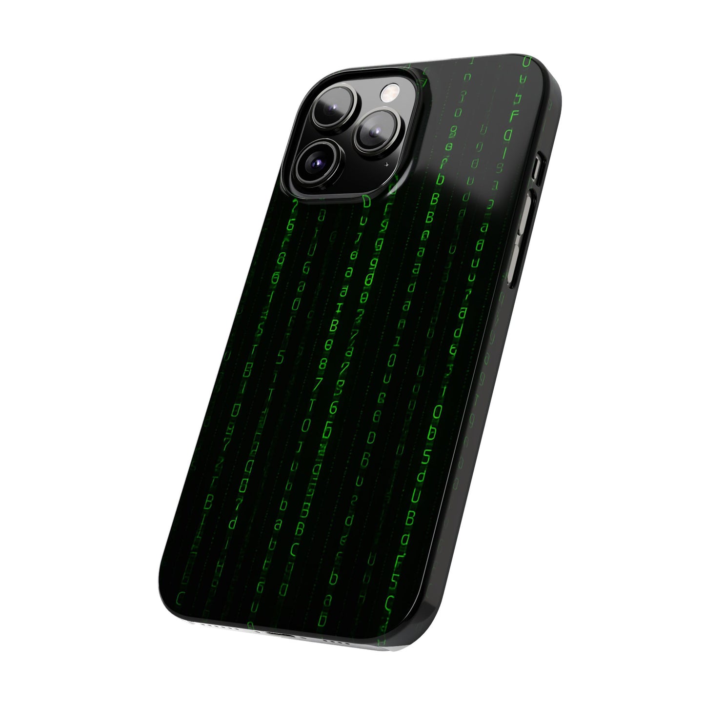 Matrix-Inspired Slim Phone Case, Eco-Friendly Phone Cover, Tech Lover Gift, Minimalist Phone Accessory, Unique Smartphone Case