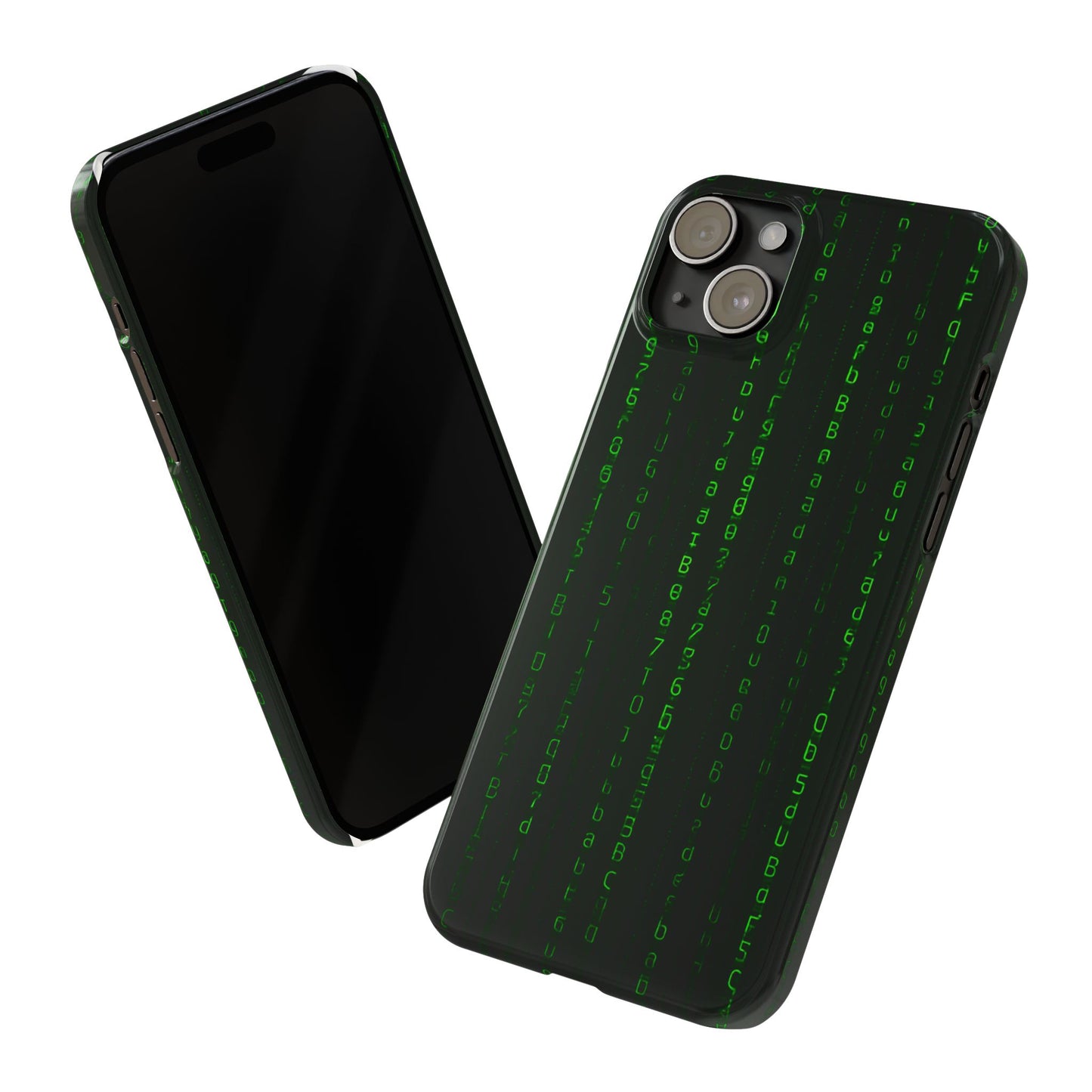 Matrix-Inspired Slim Phone Case, Eco-Friendly Phone Cover, Tech Lover Gift, Minimalist Phone Accessory, Unique Smartphone Case