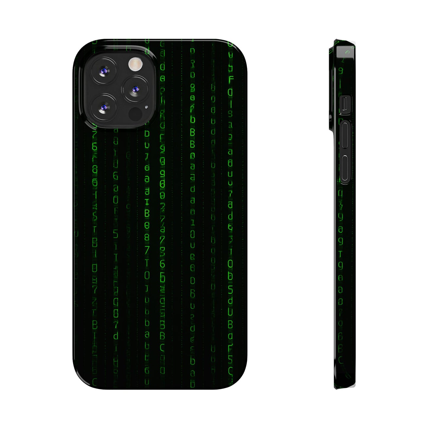 Matrix-Inspired Slim Phone Case, Eco-Friendly Phone Cover, Tech Lover Gift, Minimalist Phone Accessory, Unique Smartphone Case