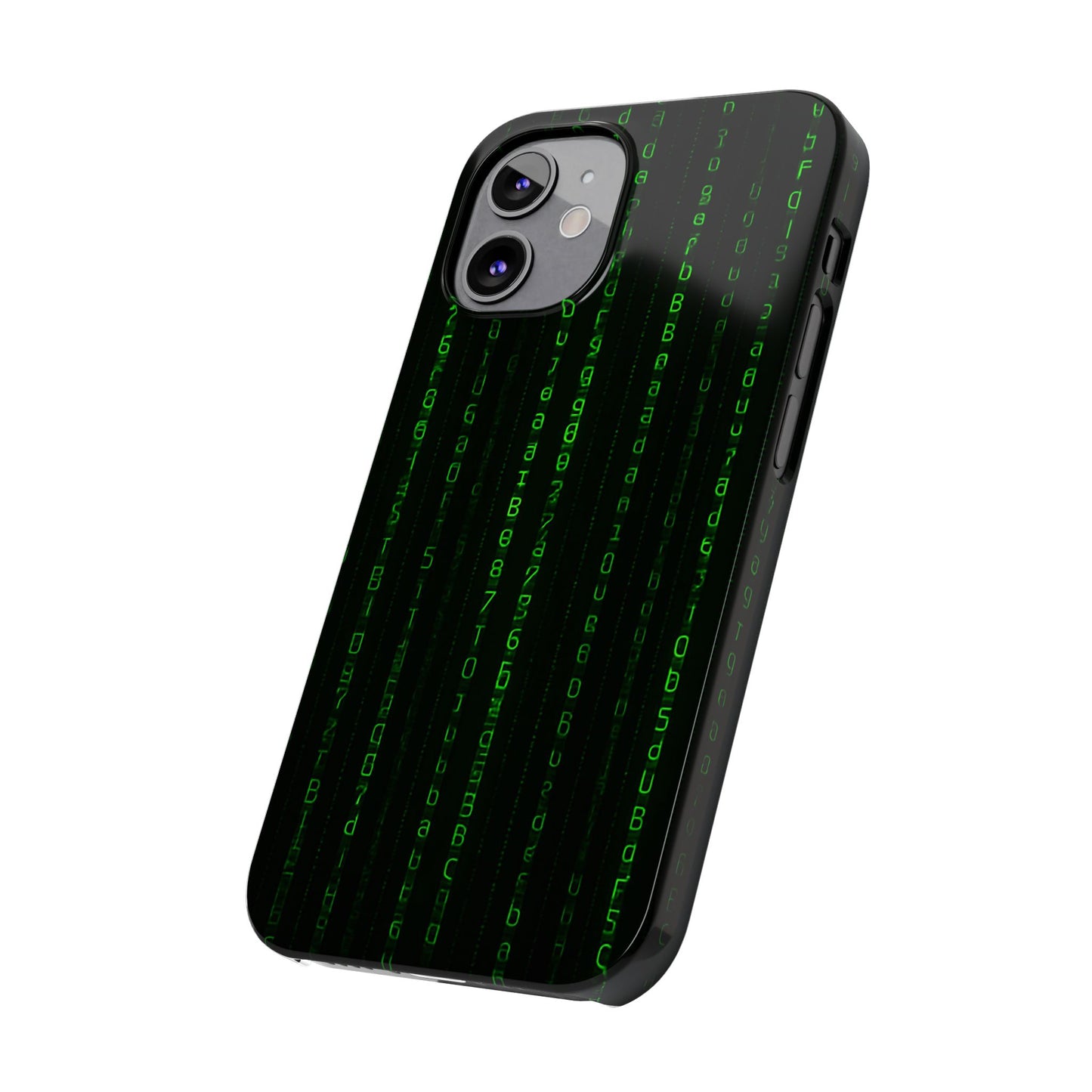 Matrix-Inspired Slim Phone Case, Eco-Friendly Phone Cover, Tech Lover Gift, Minimalist Phone Accessory, Unique Smartphone Case