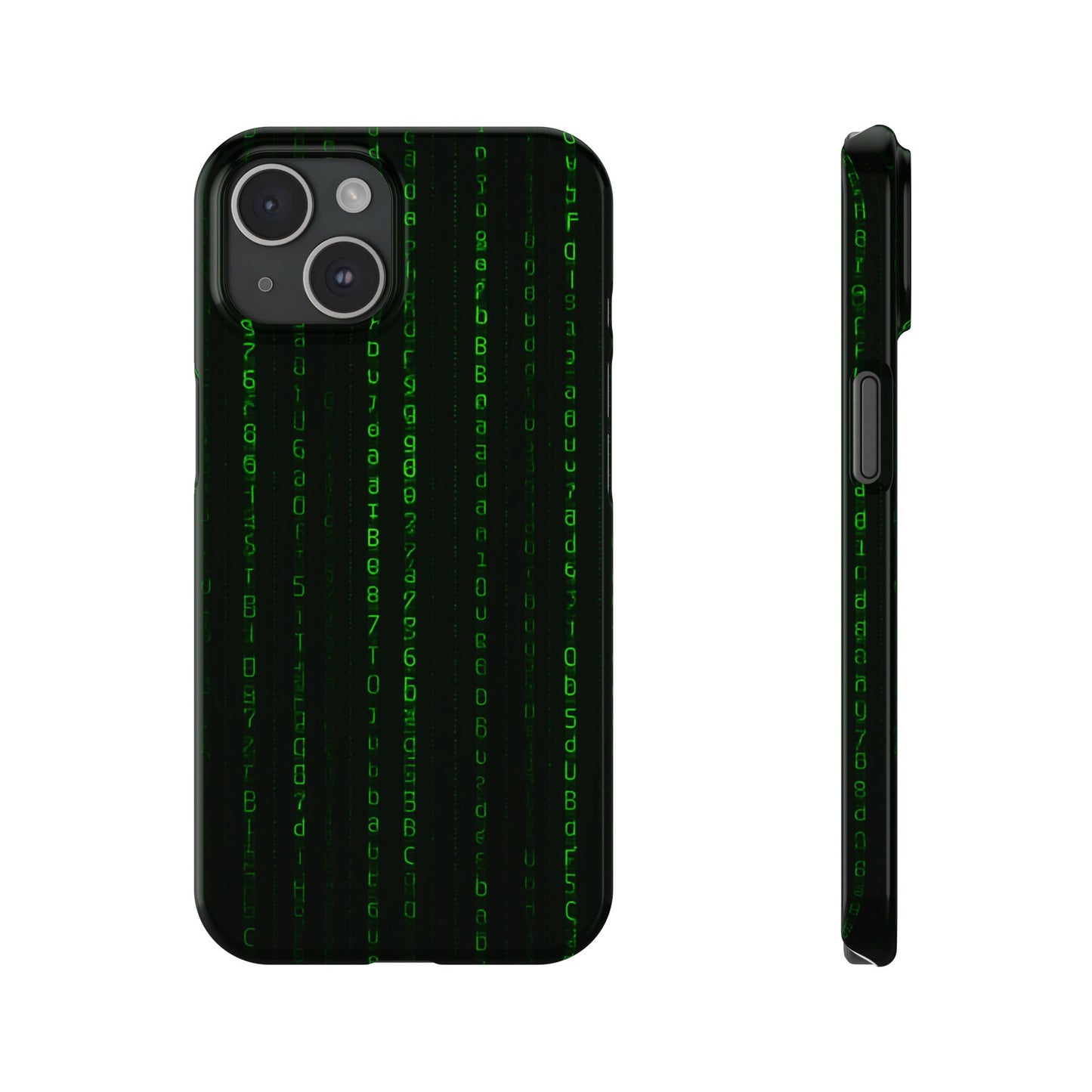 Matrix-Inspired Slim Phone Case, Eco-Friendly Phone Cover, Tech Lover Gift, Minimalist Phone Accessory, Unique Smartphone Case
