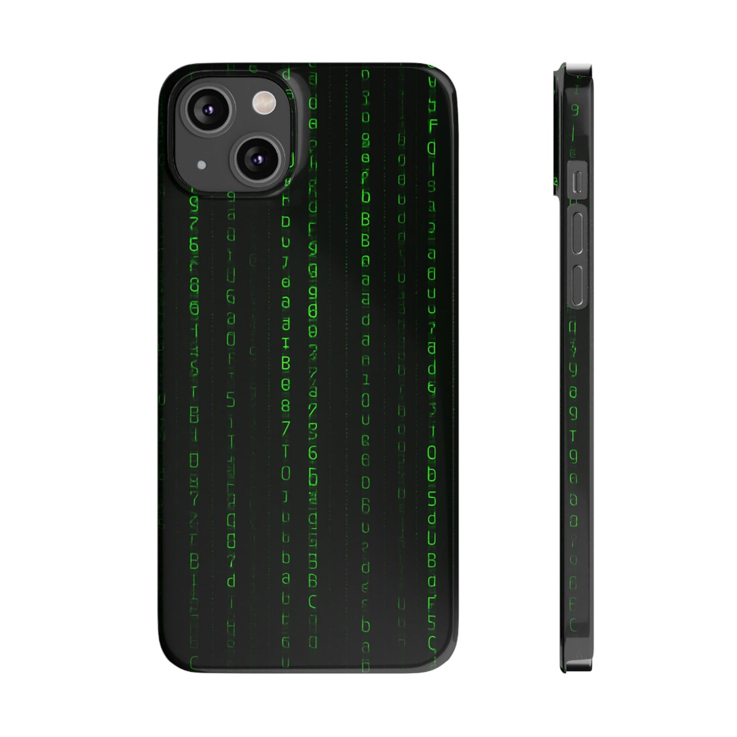 Matrix-Inspired Slim Phone Case, Eco-Friendly Phone Cover, Tech Lover Gift, Minimalist Phone Accessory, Unique Smartphone Case