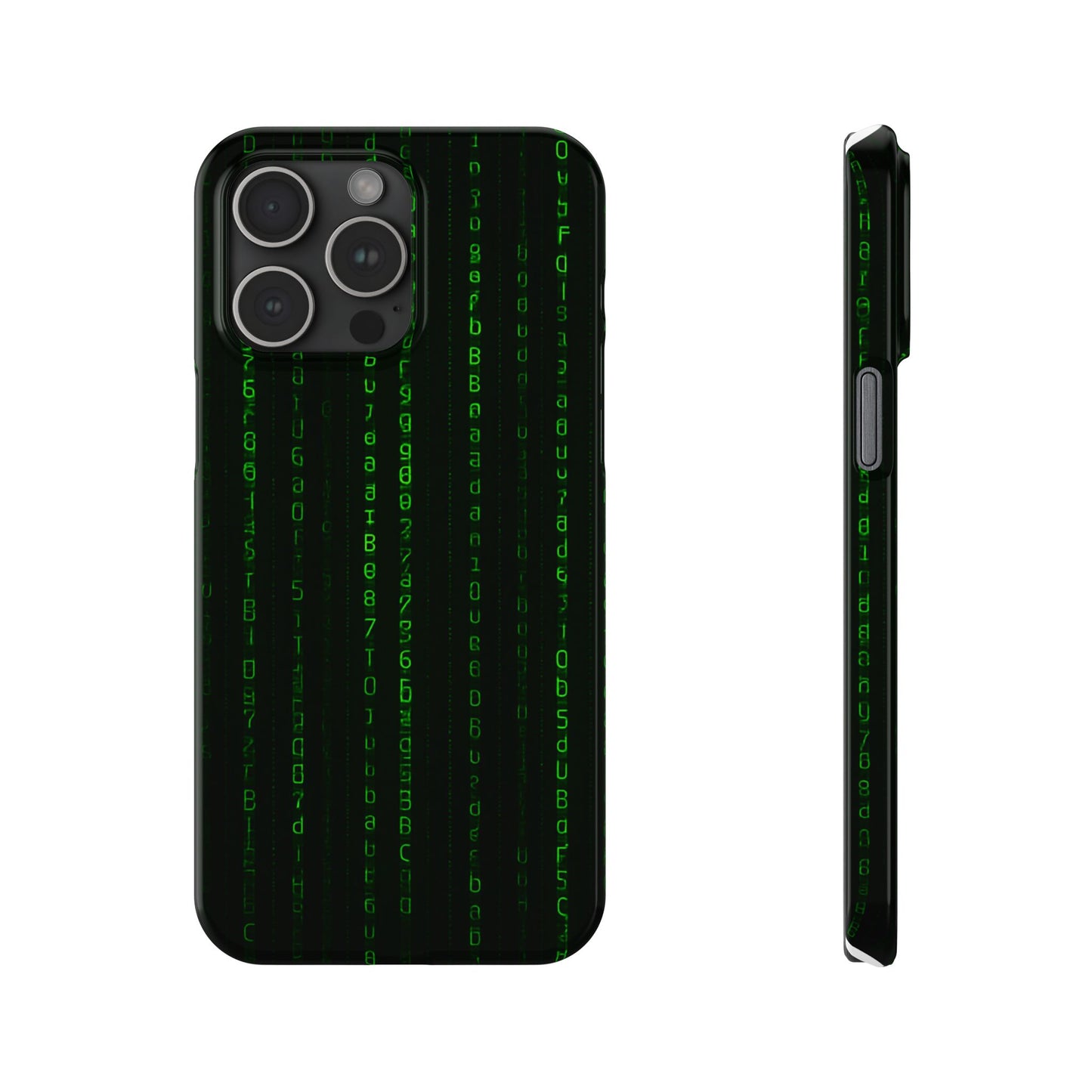Matrix-Inspired Slim Phone Case, Eco-Friendly Phone Cover, Tech Lover Gift, Minimalist Phone Accessory, Unique Smartphone Case