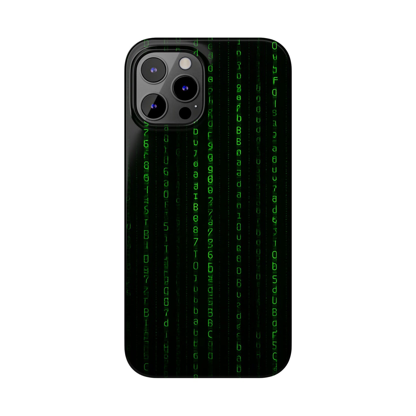 Matrix-Inspired Slim Phone Case, Eco-Friendly Phone Cover, Tech Lover Gift, Minimalist Phone Accessory, Unique Smartphone Case