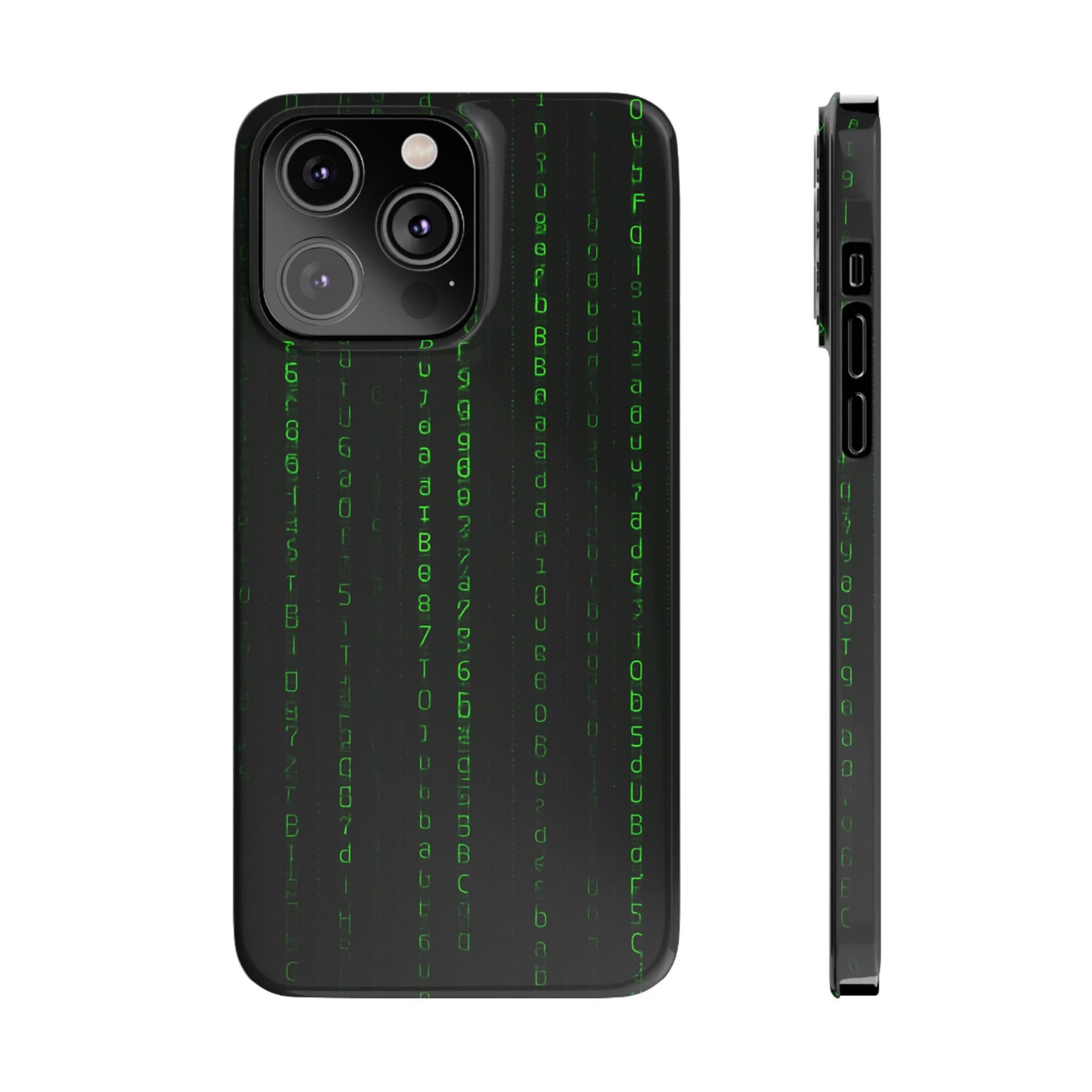 Matrix-Inspired Slim Phone Case, Eco-Friendly Phone Cover, Tech Lover Gift, Minimalist Phone Accessory, Unique Smartphone Case
